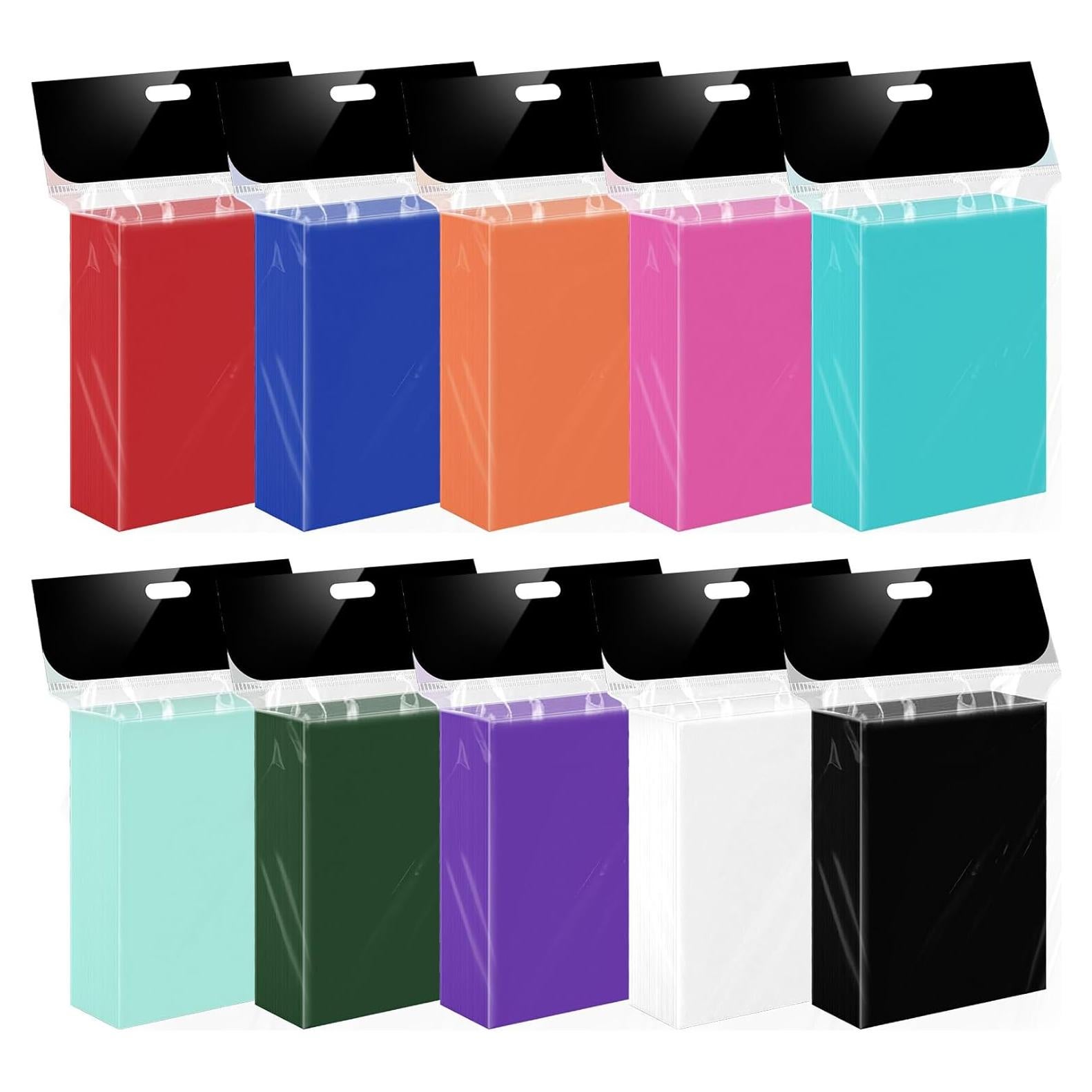 Mangas de cartas Fabmaker 1000 unidades 66x91mm multicolor