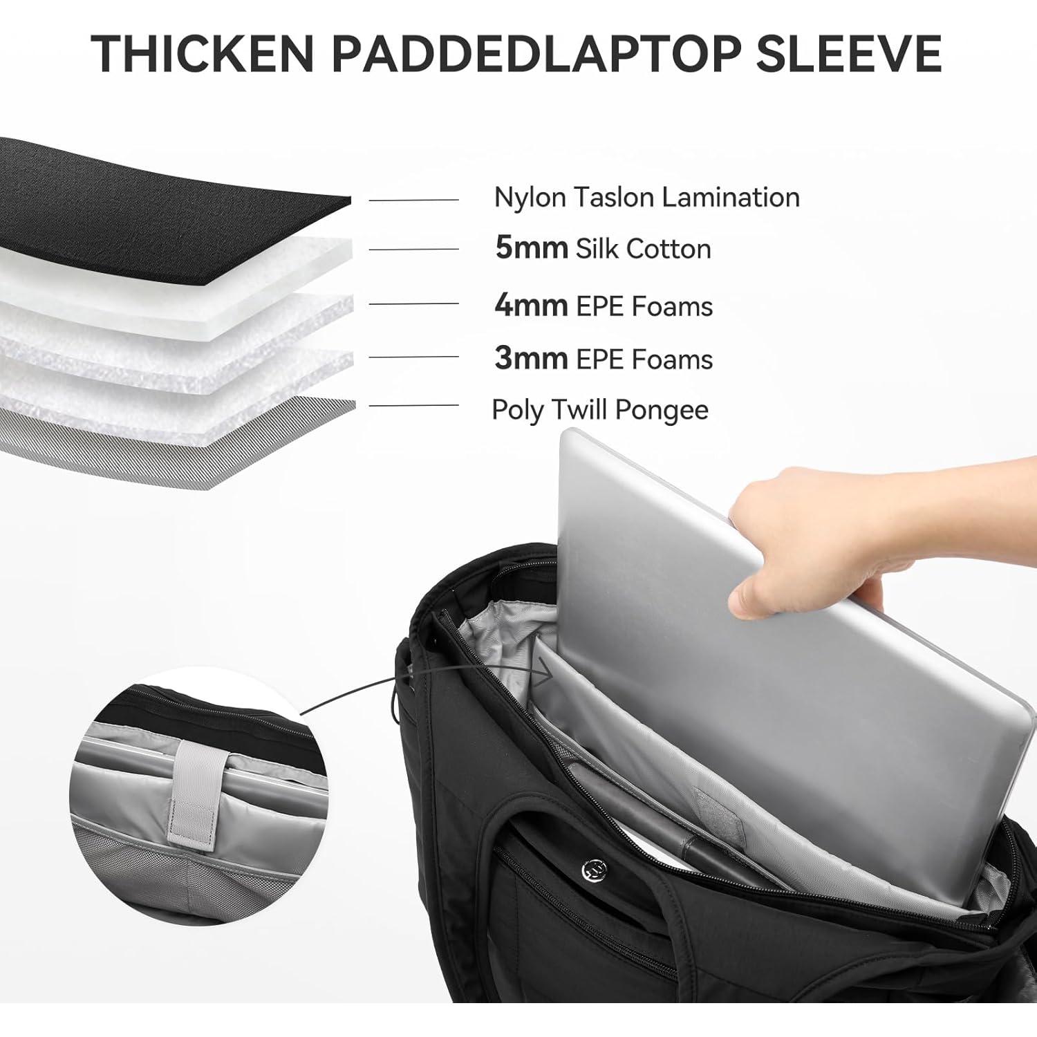 Bolsa Tote Puffer BOSTANTEN para Mujeres - Ligera y Acolchada