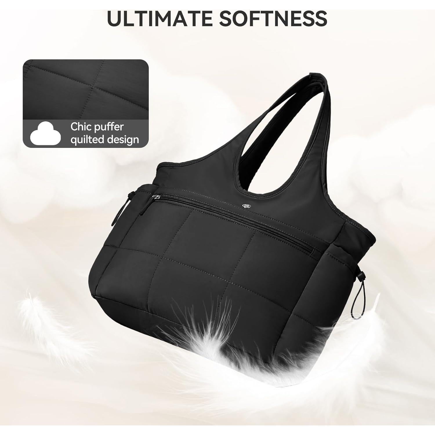 Bolsa Tote Puffer BOSTANTEN para Mujeres - Ligera y Acolchada