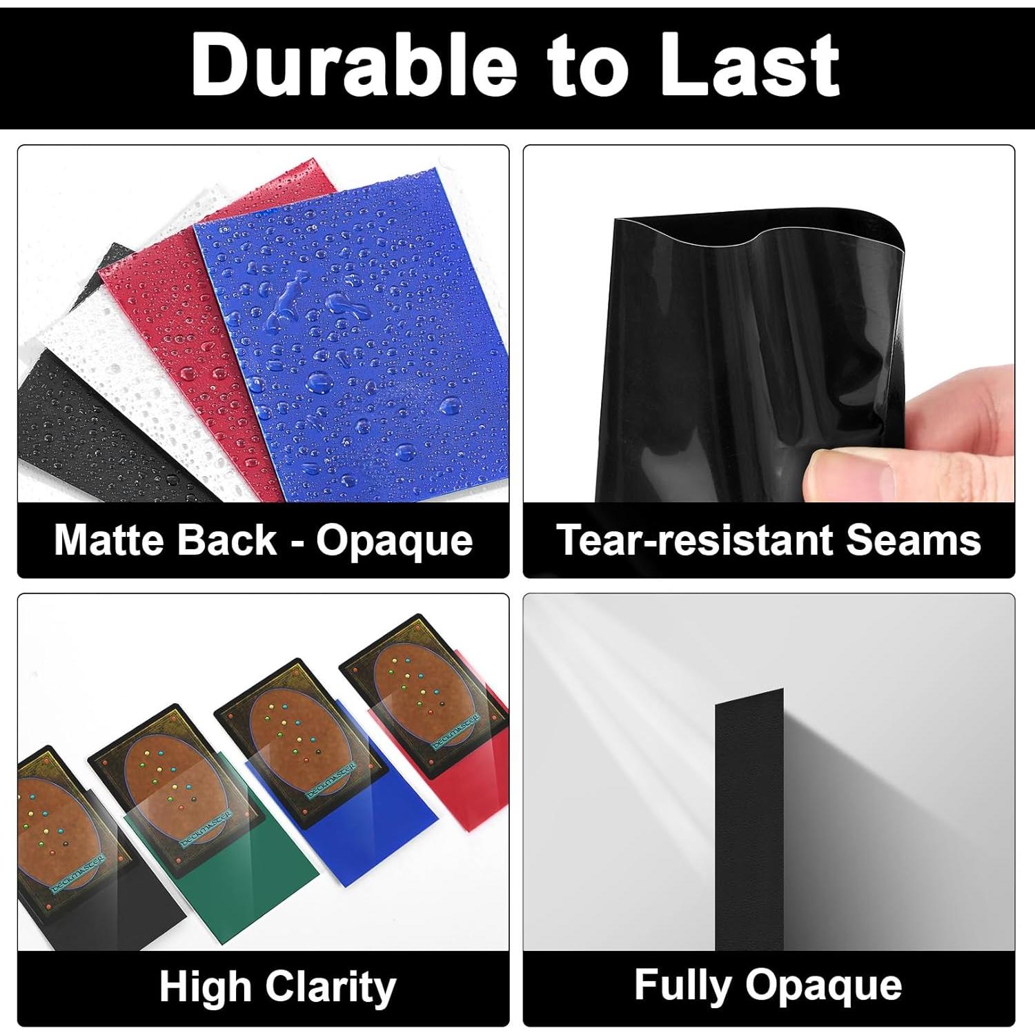 Mangas de cartas Fabmaker 500 unidades 66x91mm mate