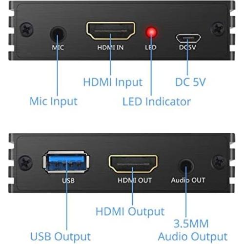 Tarjeta de Captura de Video YOTOCAP YT-S300 4K 60fps HDMI USB3.0