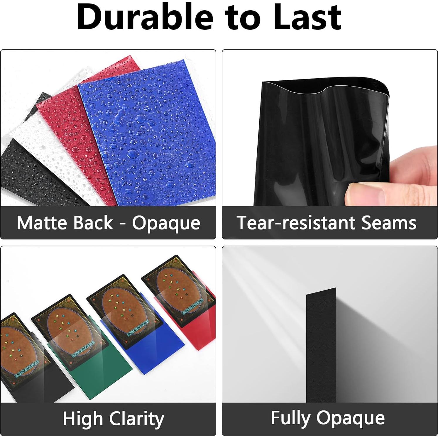 120 Fundas para Cartas Fabmaker 66.5x91mm Protección Premium