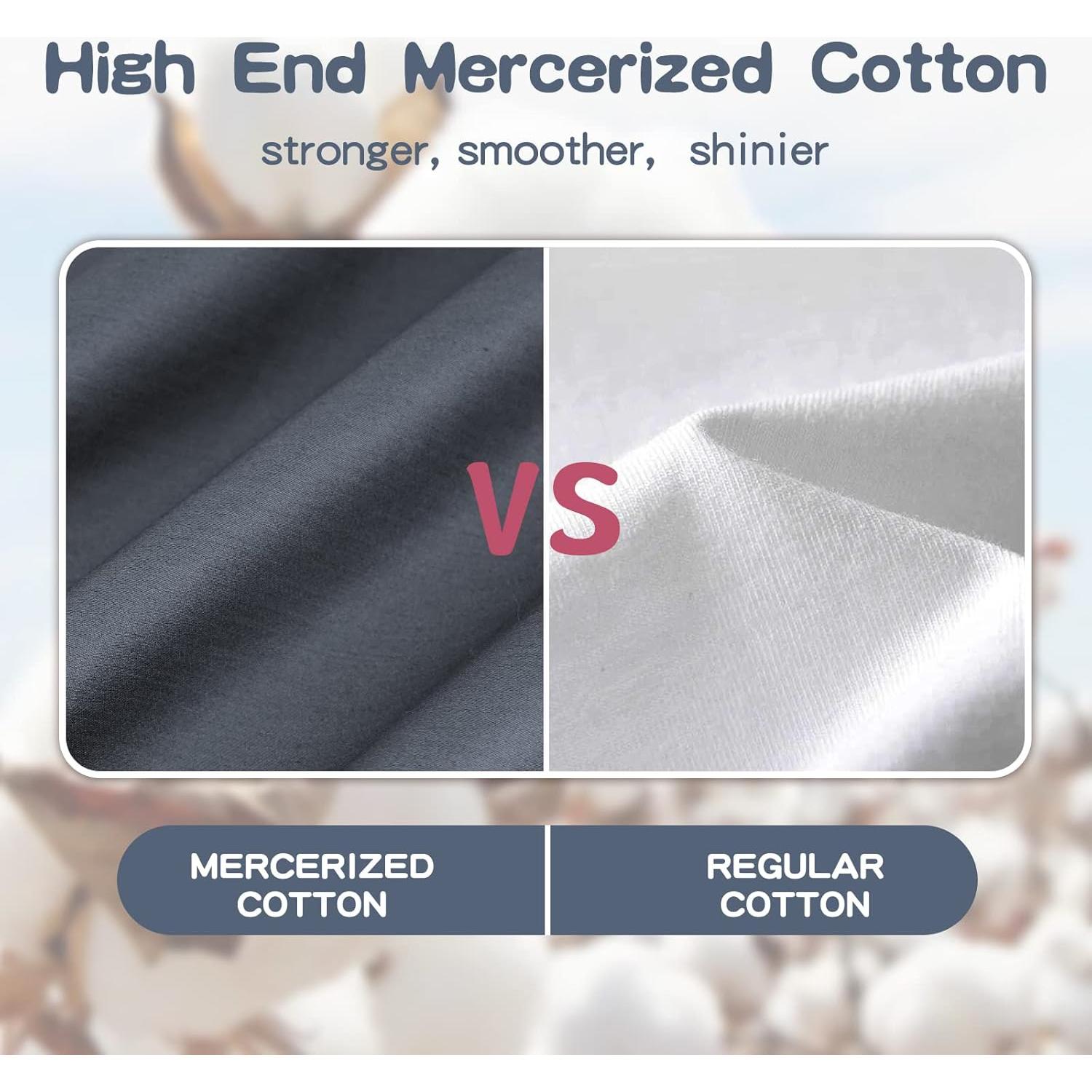 Funda de Almohada Orgánica LULUSILK 35.5x50.8cm Gris Oscuro