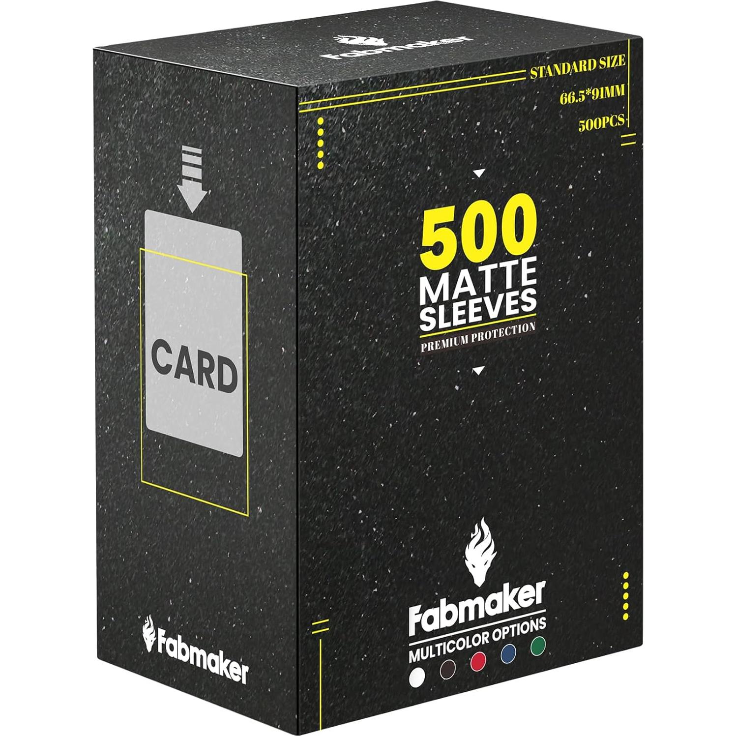 Mangas para Cartas Fabmaker Paquete 500 Multicolor 66x91mm