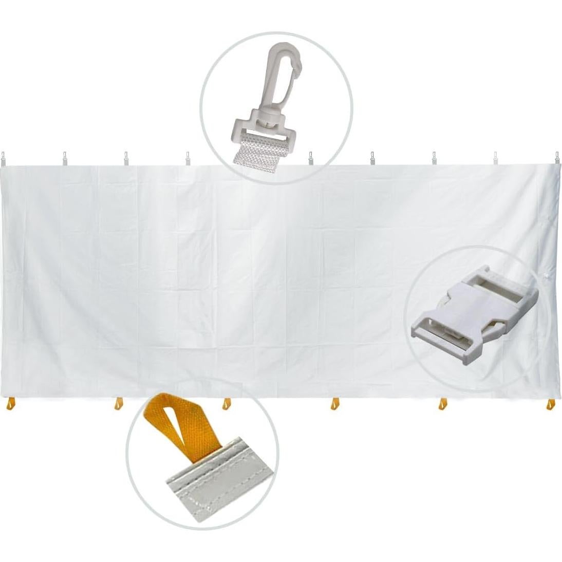 Lateral de Carpa TentandTable 2.13x3.05m Impermeable UV