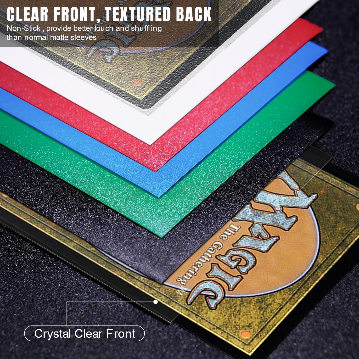 Mangas de cartas Katomula 300CT negras 66x91mm mate