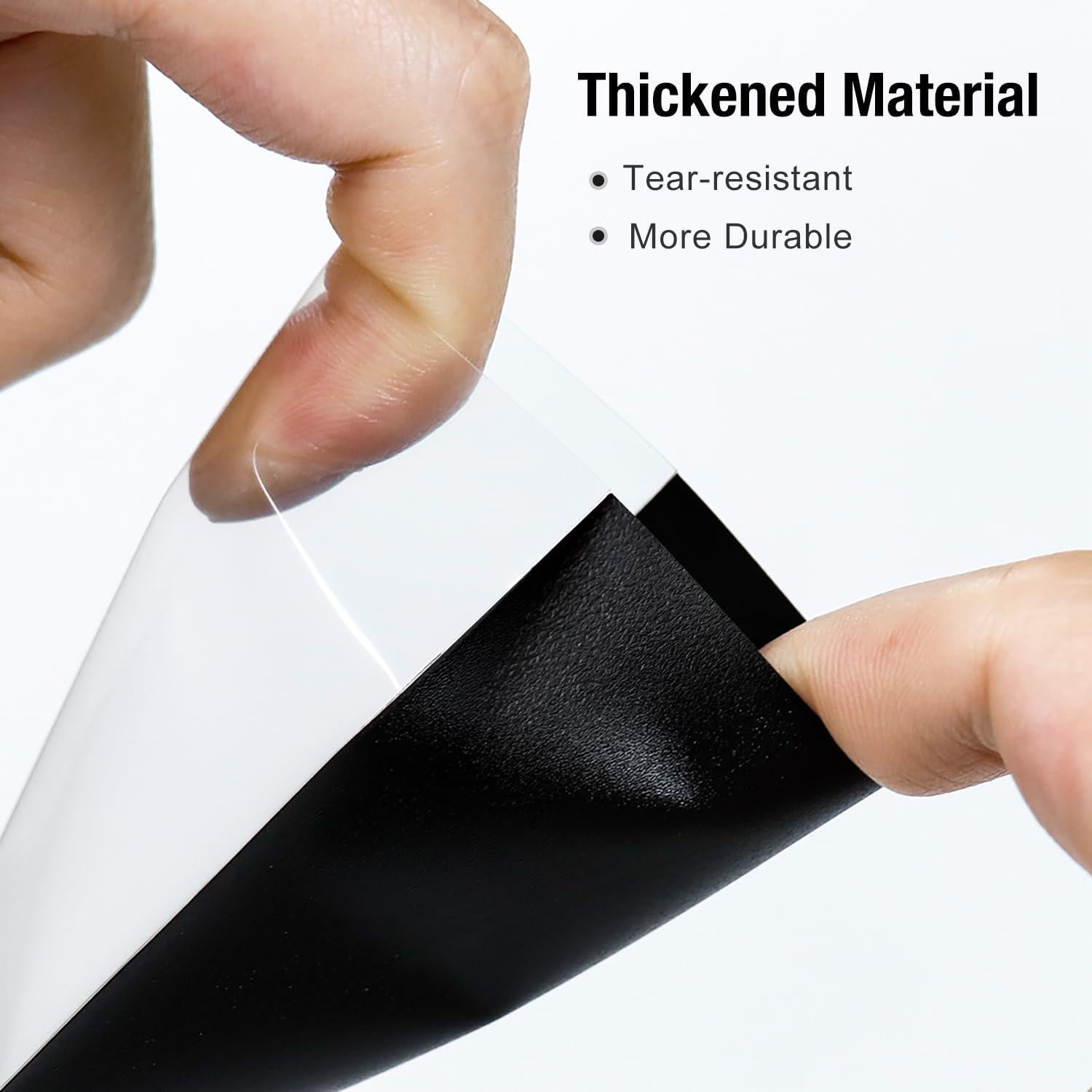 Mangas de cartas Katomula 300CT negras texturizadas