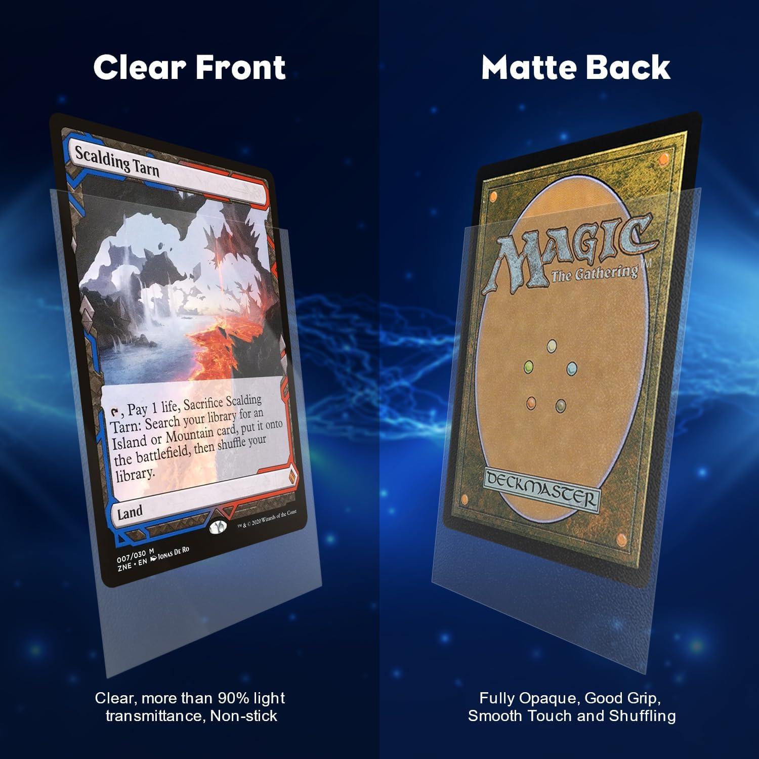 300 Fundas de Cartas MTG Katomula Transparentes Resistentes