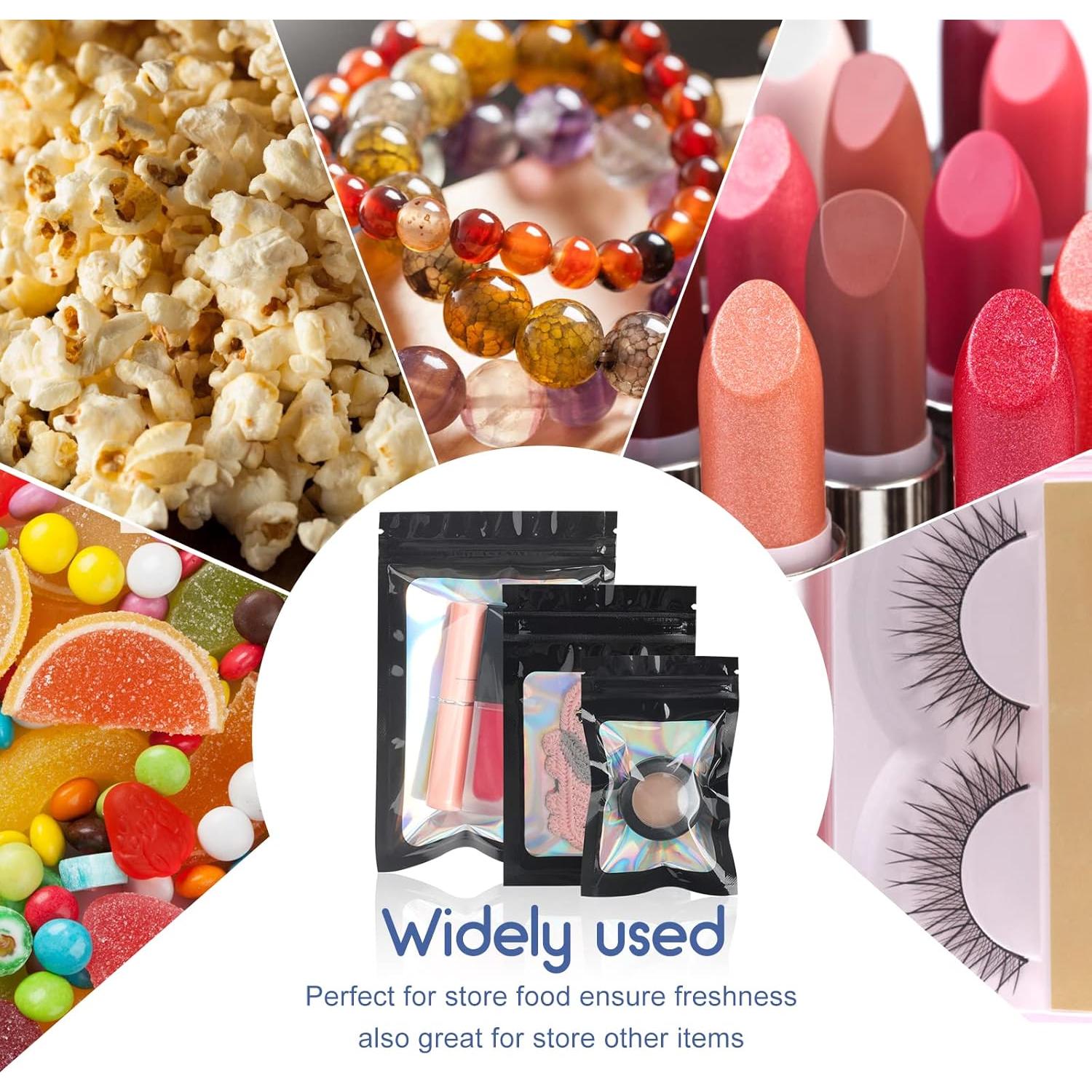 300 Bolsas Mylar Reutilizables Funseeya a Prueba de Olores