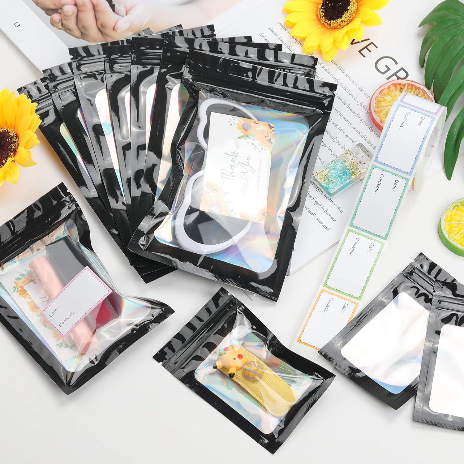 300 Bolsas Mylar Reutilizables Funseeya a Prueba de Olores