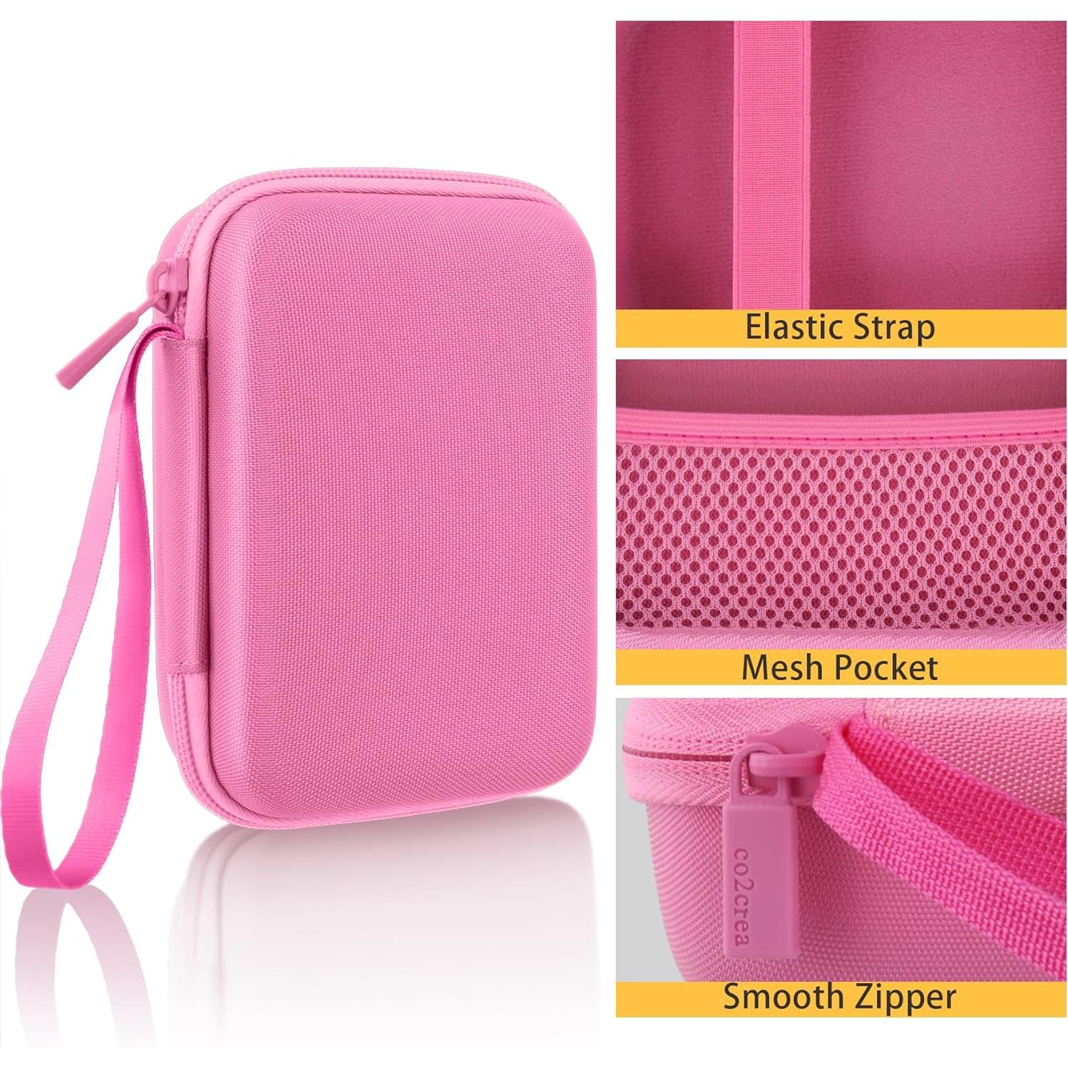 Funda Dura Rosa para Impresora Fujifilm Instax Mini Link 3/2/1