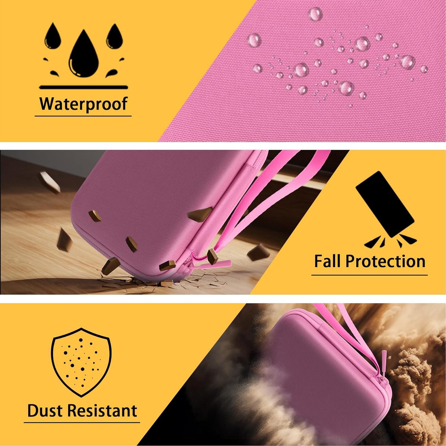 Funda Dura Rosa para Impresora Fujifilm Instax Mini Link 3/2/1