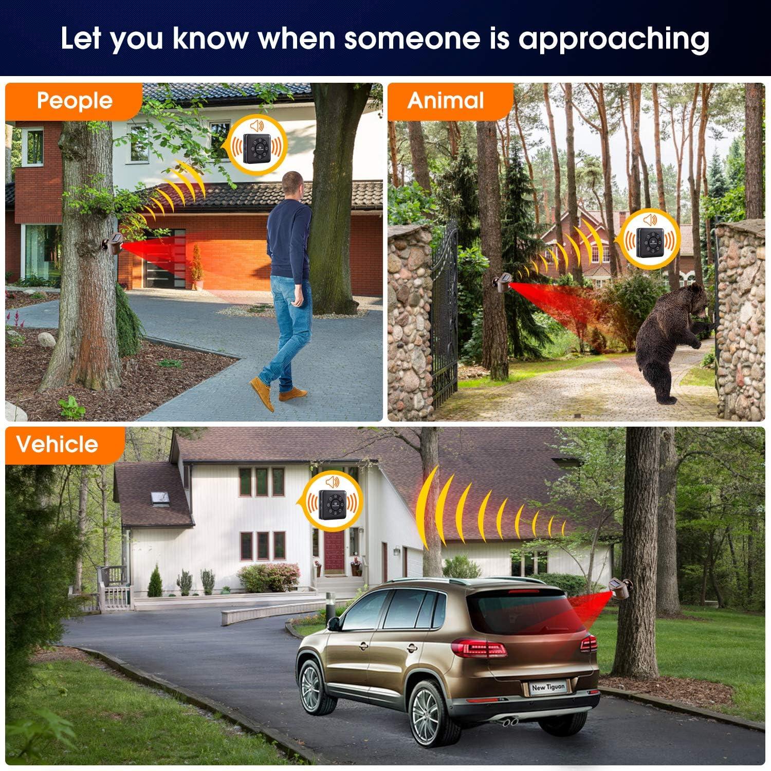 Alarma Inalámbrica Solar eMACROS BT274 con Sensor de Movimiento