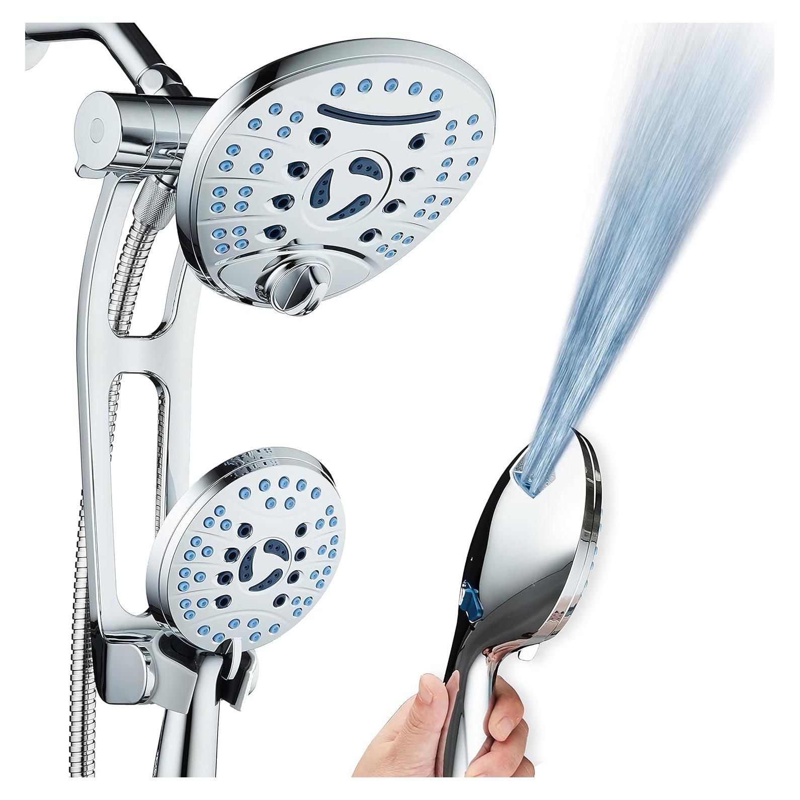 Cabezal de Ducha de Mano AquaCare Hotel Spa 80 Modos 3 Vías