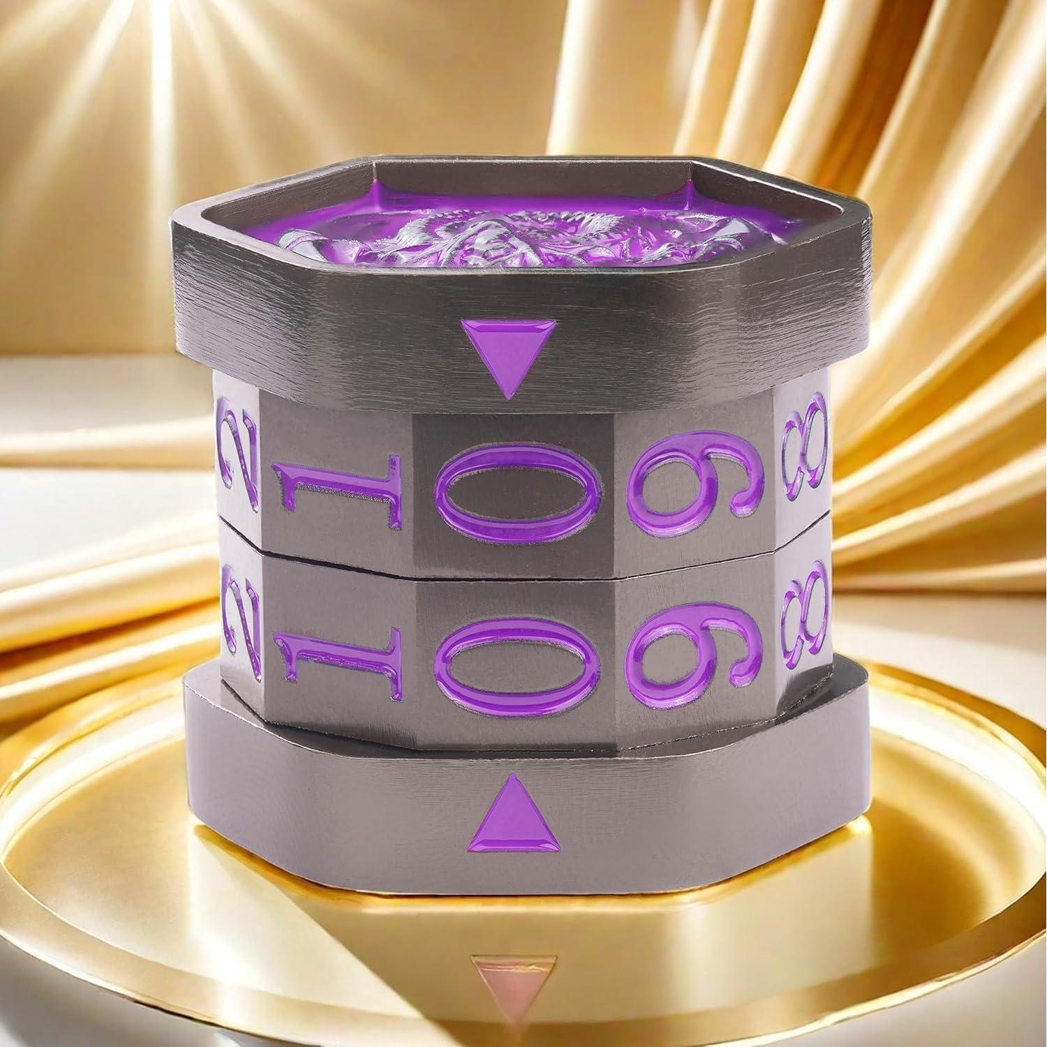 Contador de Vida MTG UONUOT Metal Niquel Negro/Púrpura