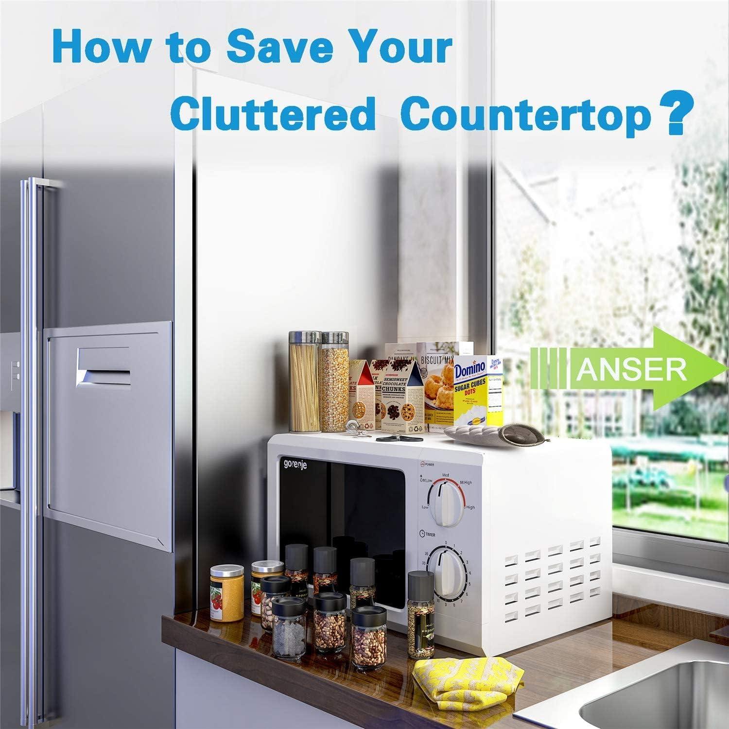 Estante Magnético Fuerte AUVAHOX para Especias 2 Ganchos