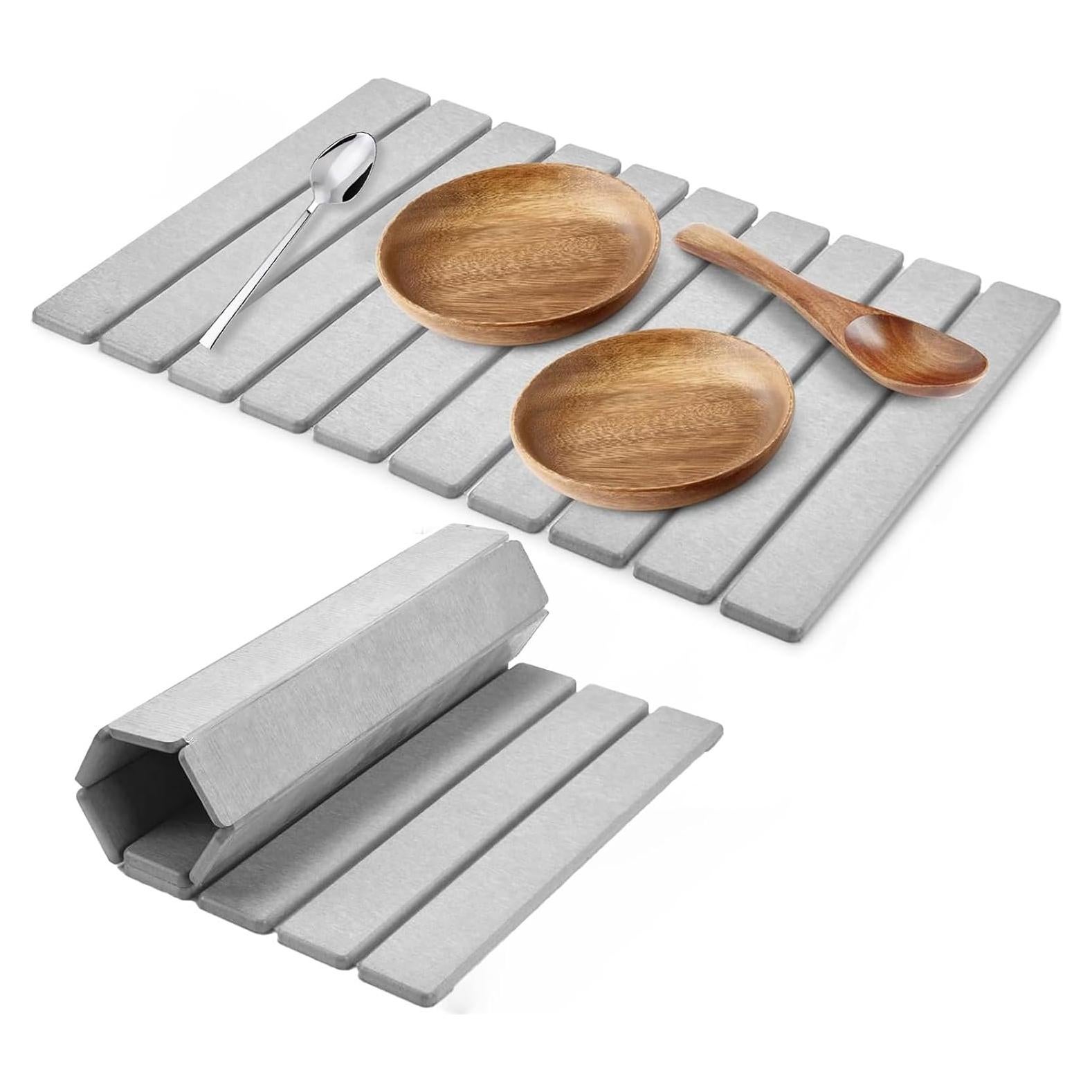 Alfombrilla de Secado de Platos Duztivb 61x41cm Diatomácea