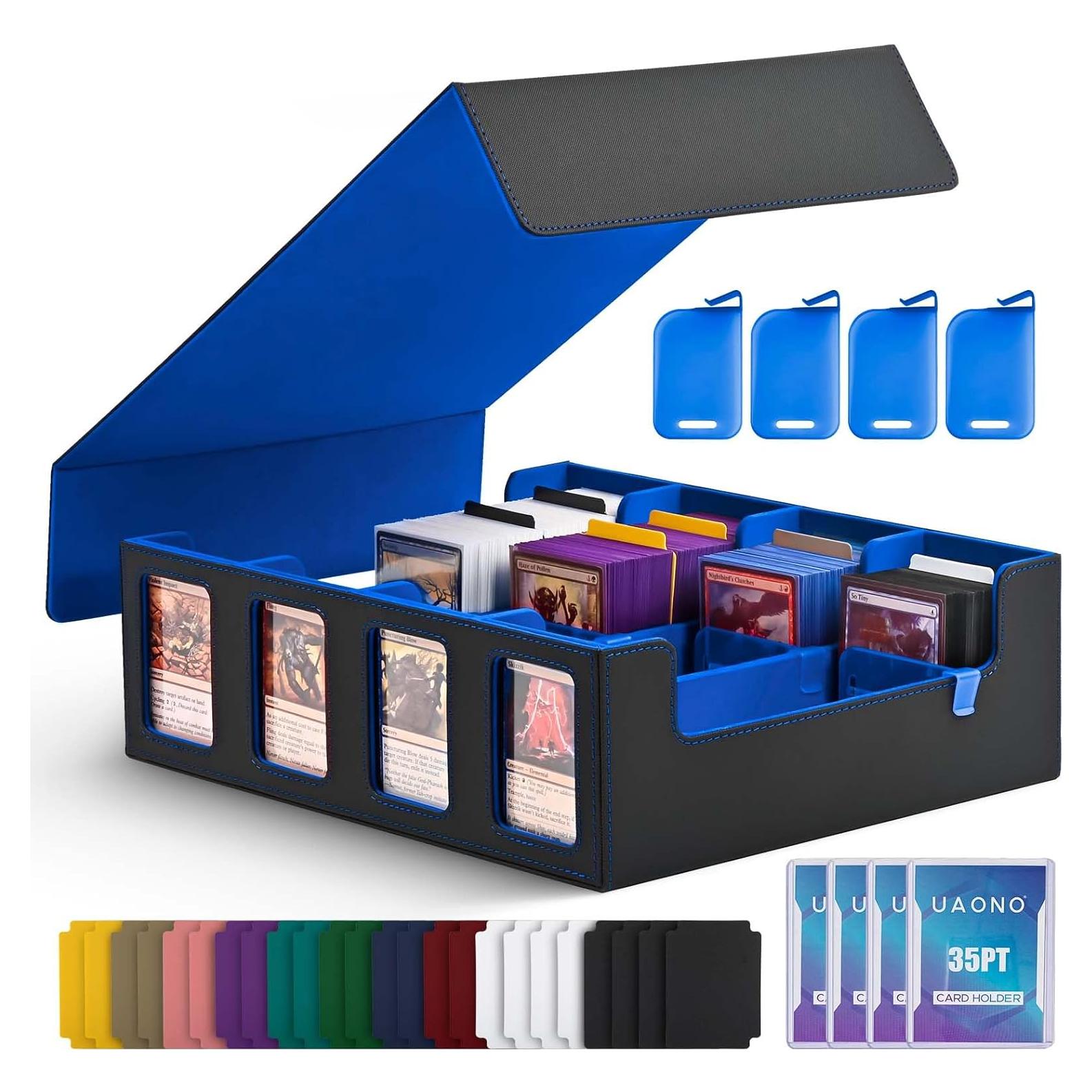 Caja de Almacenamiento UAONO para 2400 Cartas de Juego