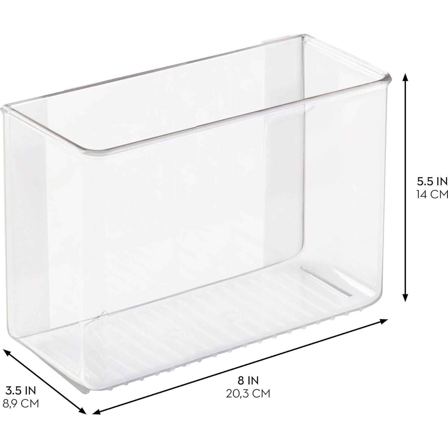 Organizador de Montaje en Pared iDesign AFFIXX 8.9x20.3cm