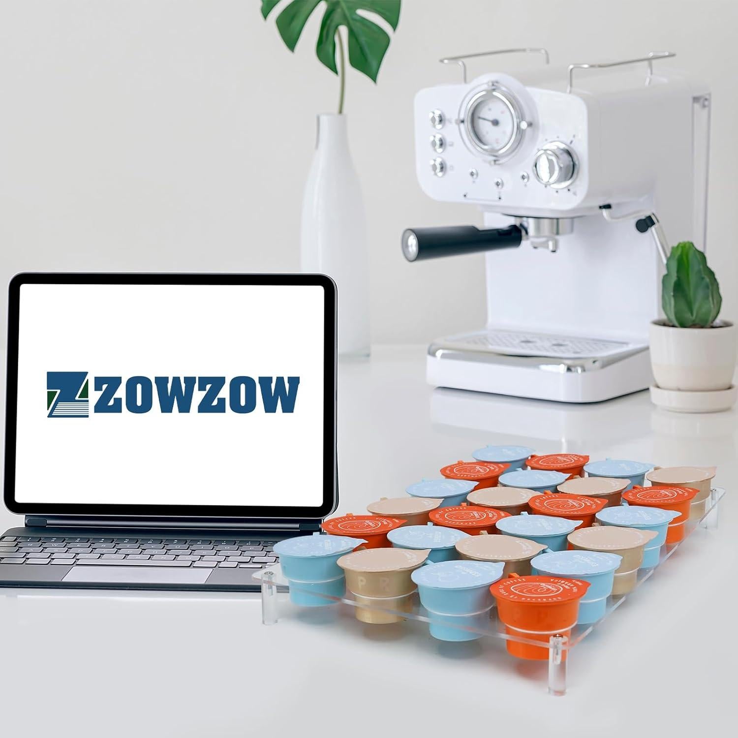 Organizador de K-Cup ZOWZOW para 24 cápsulas acrílico