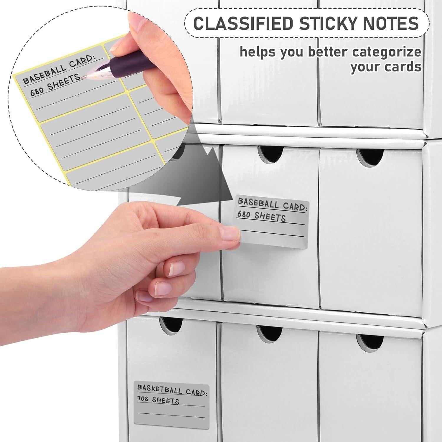 Caja de Almacenamiento Homthy para Cartas con 50 Divisores