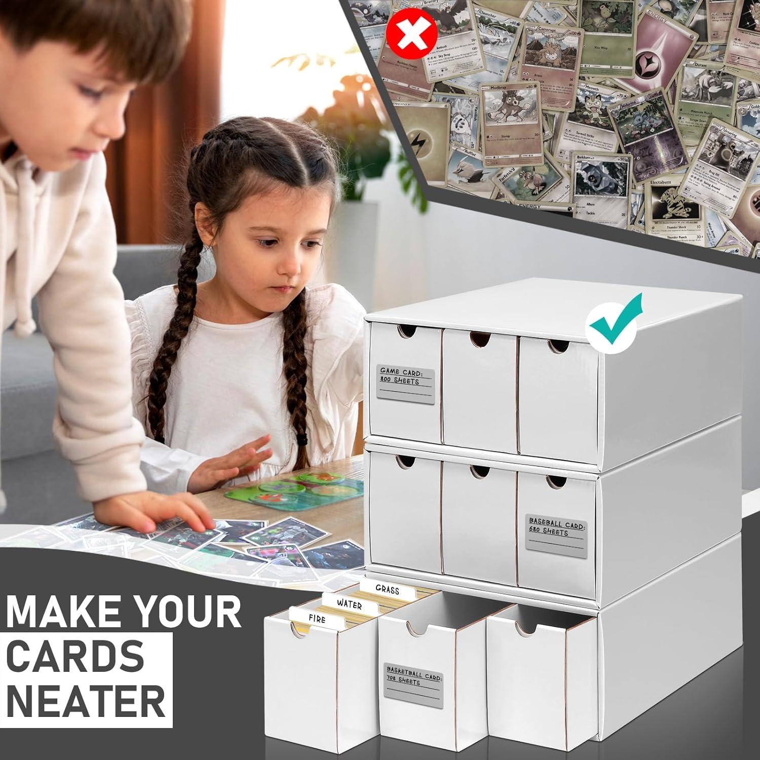 Caja de Almacenamiento Homthy para Cartas con 50 Divisores