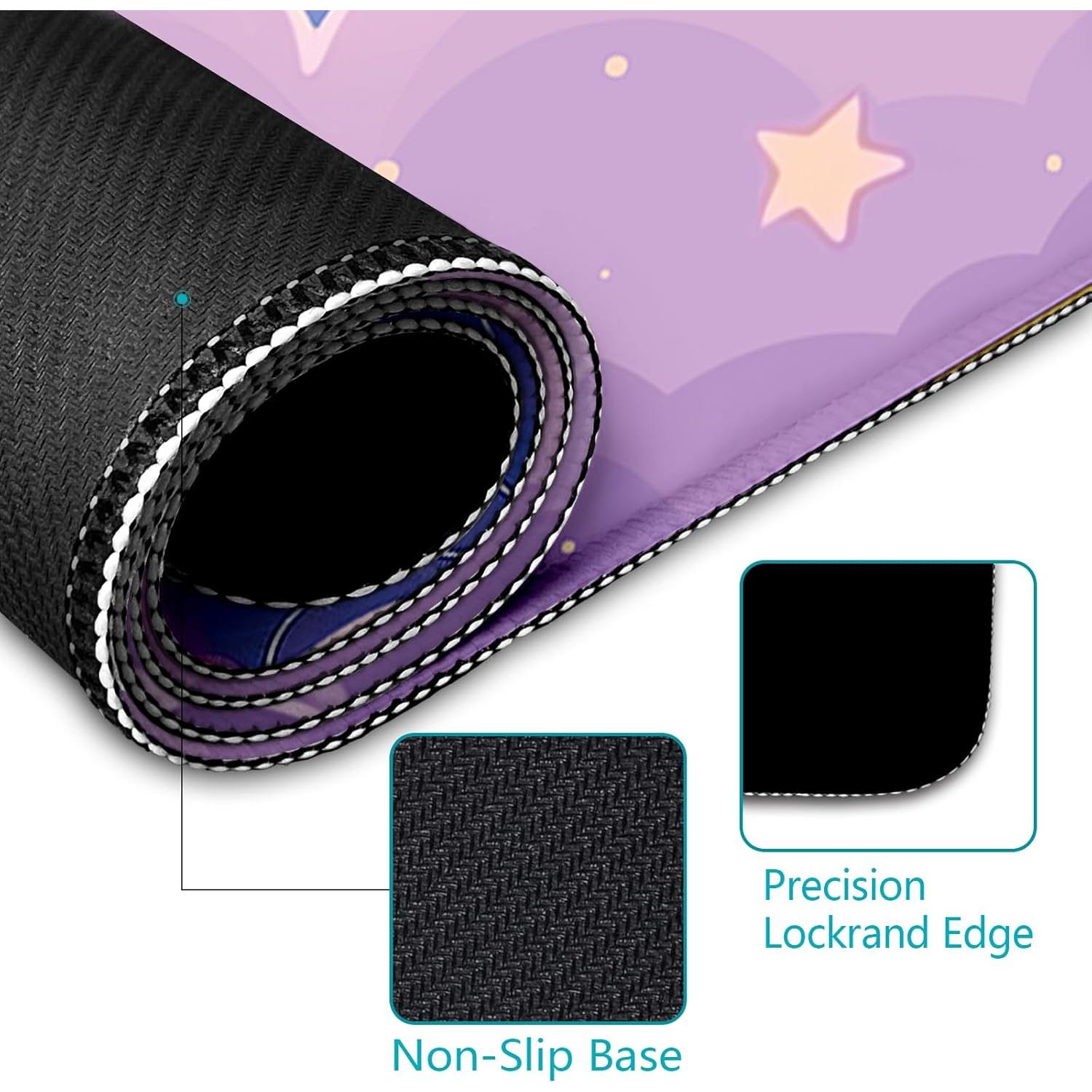 Alfombrilla de Ratón Grande LIMKRIAN Nubes Púrpuras 80x30cm