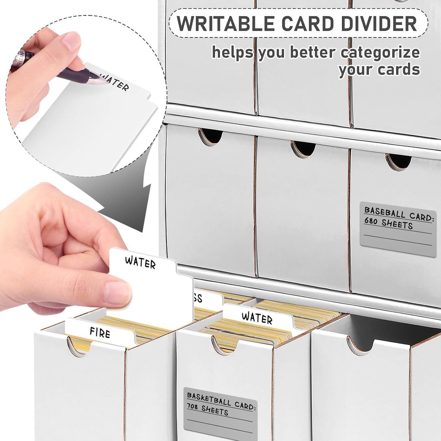 Caja de Almacenamiento Homthy 12 Paquete para Cartas 600 Cap.