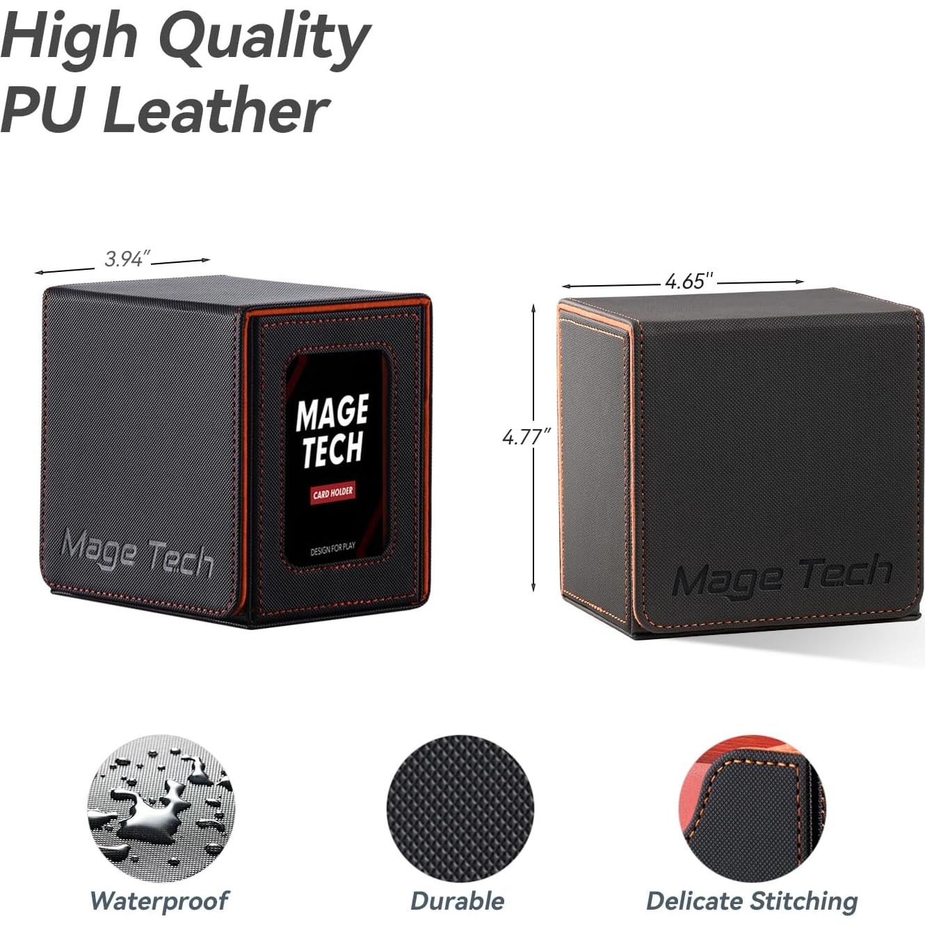 Caja para Cartas MTG Commander Mage Tech - 100 Cartas Doble Manga