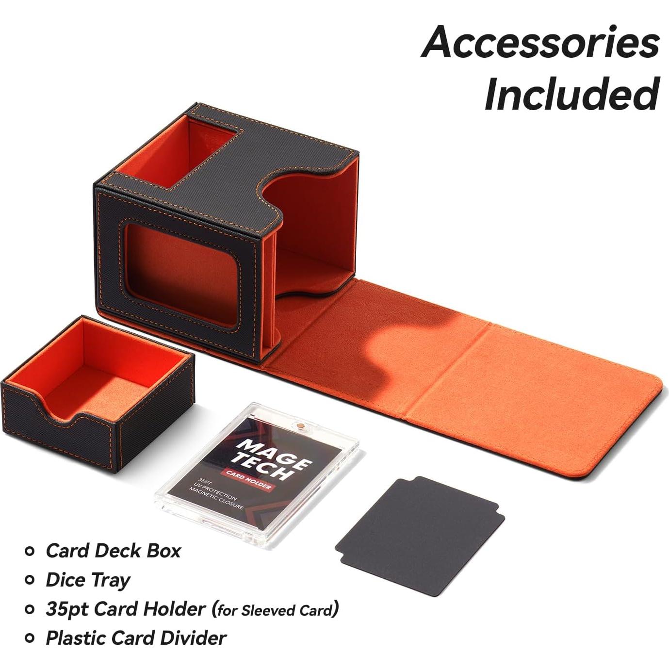 Caja para Cartas MTG Commander Mage Tech - 100 Cartas Doble Manga