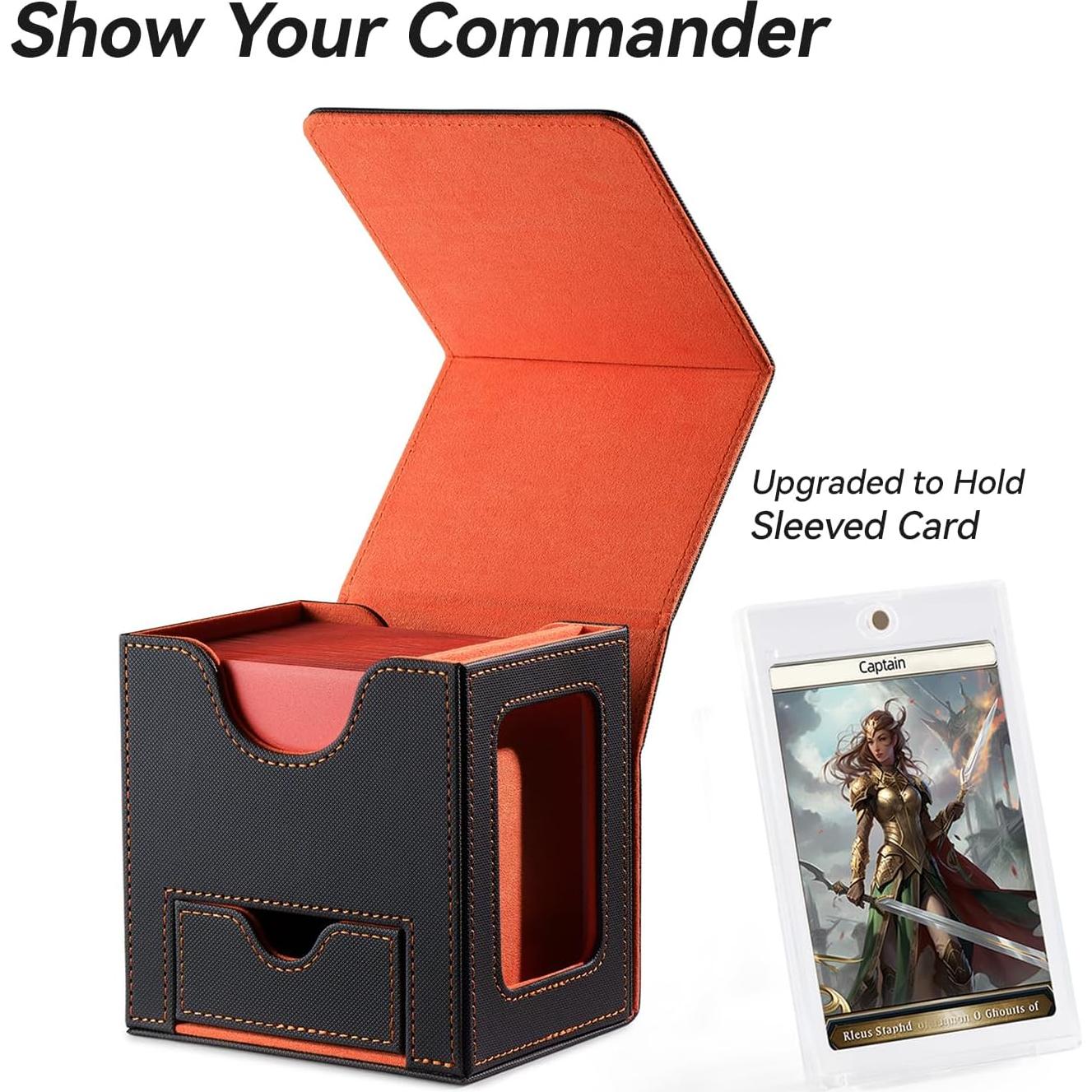 Caja para Cartas MTG Commander Mage Tech - 100 Cartas Doble Manga