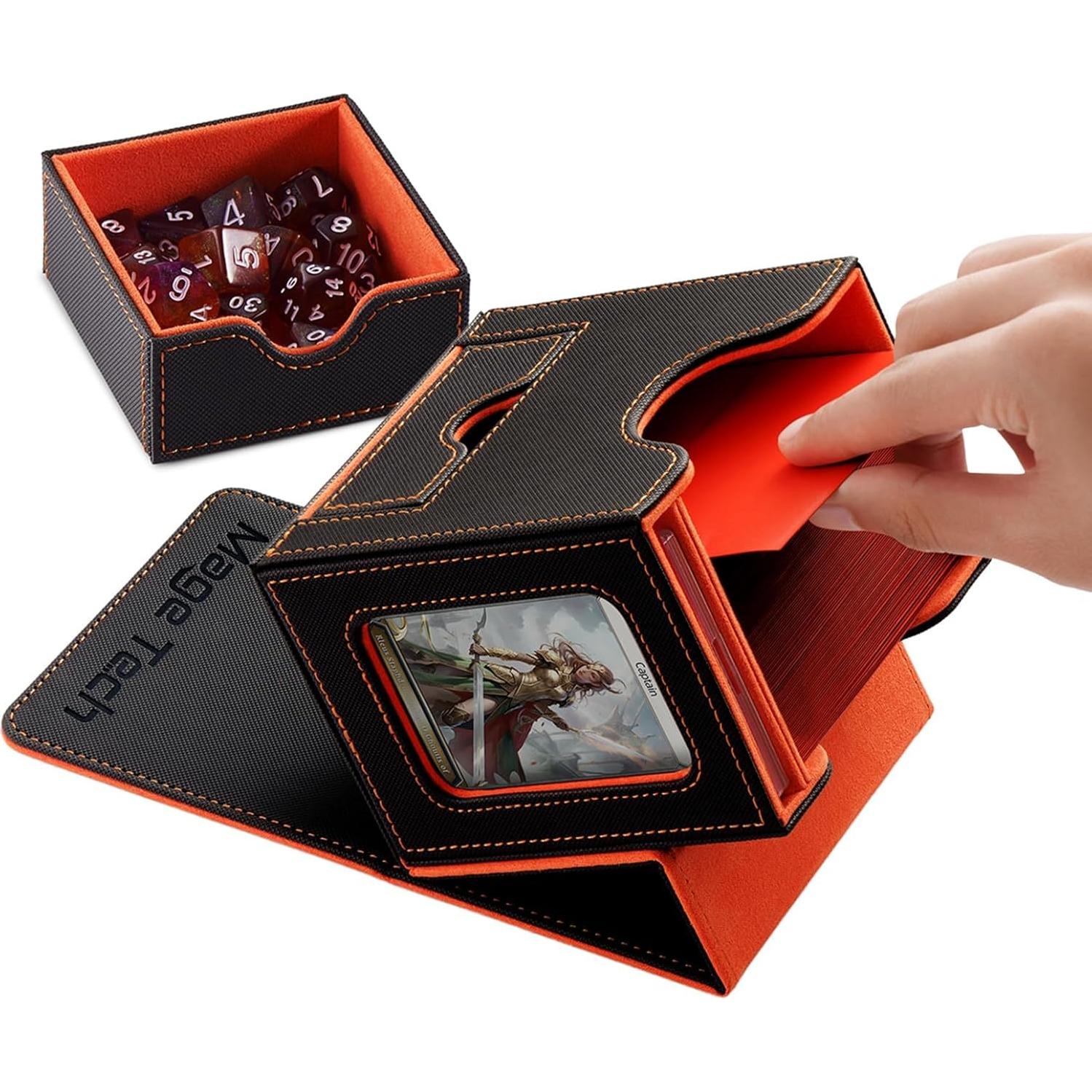 Caja para Cartas MTG Commander Mage Tech - 100 Cartas Doble Manga