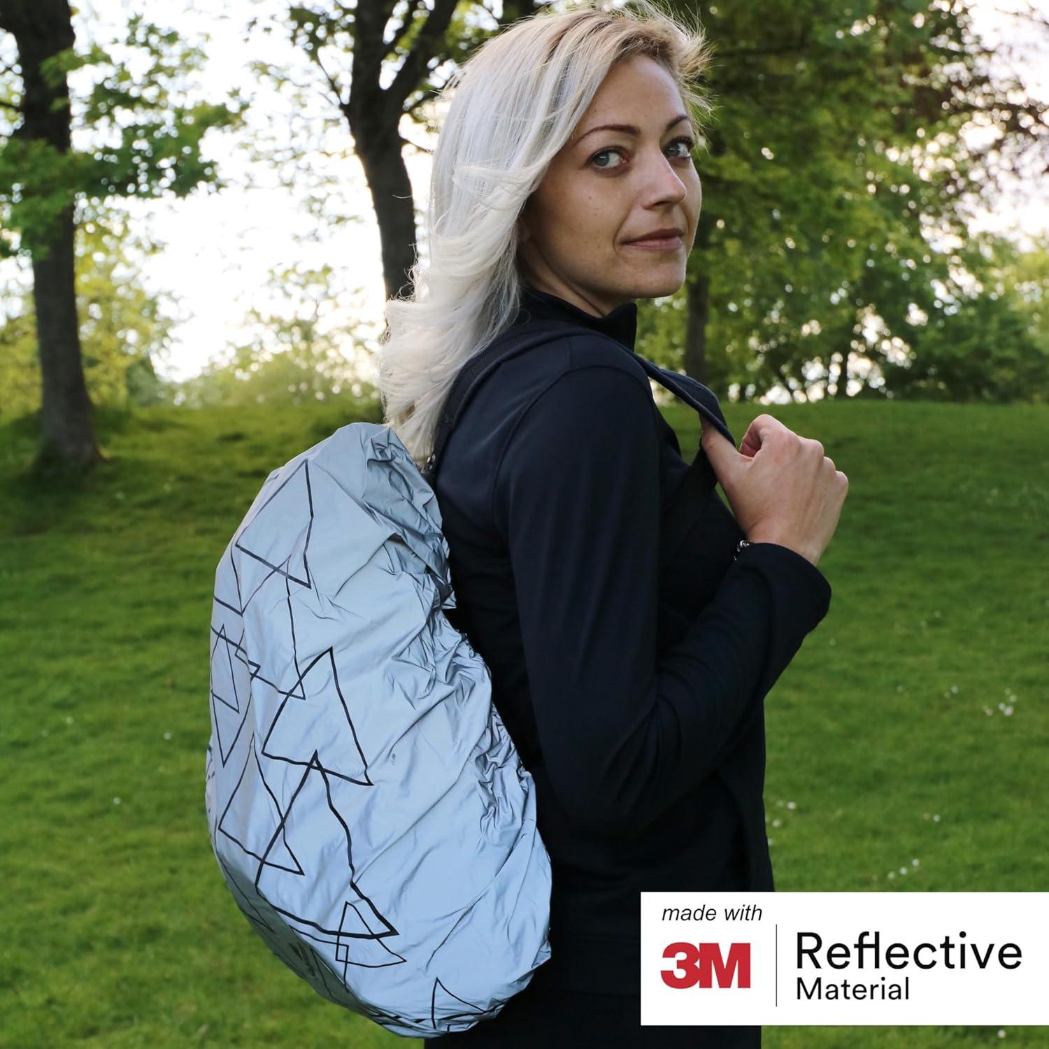 Cubierta Reflectante para Mochila Salzmann 3M - Impermeable 30L