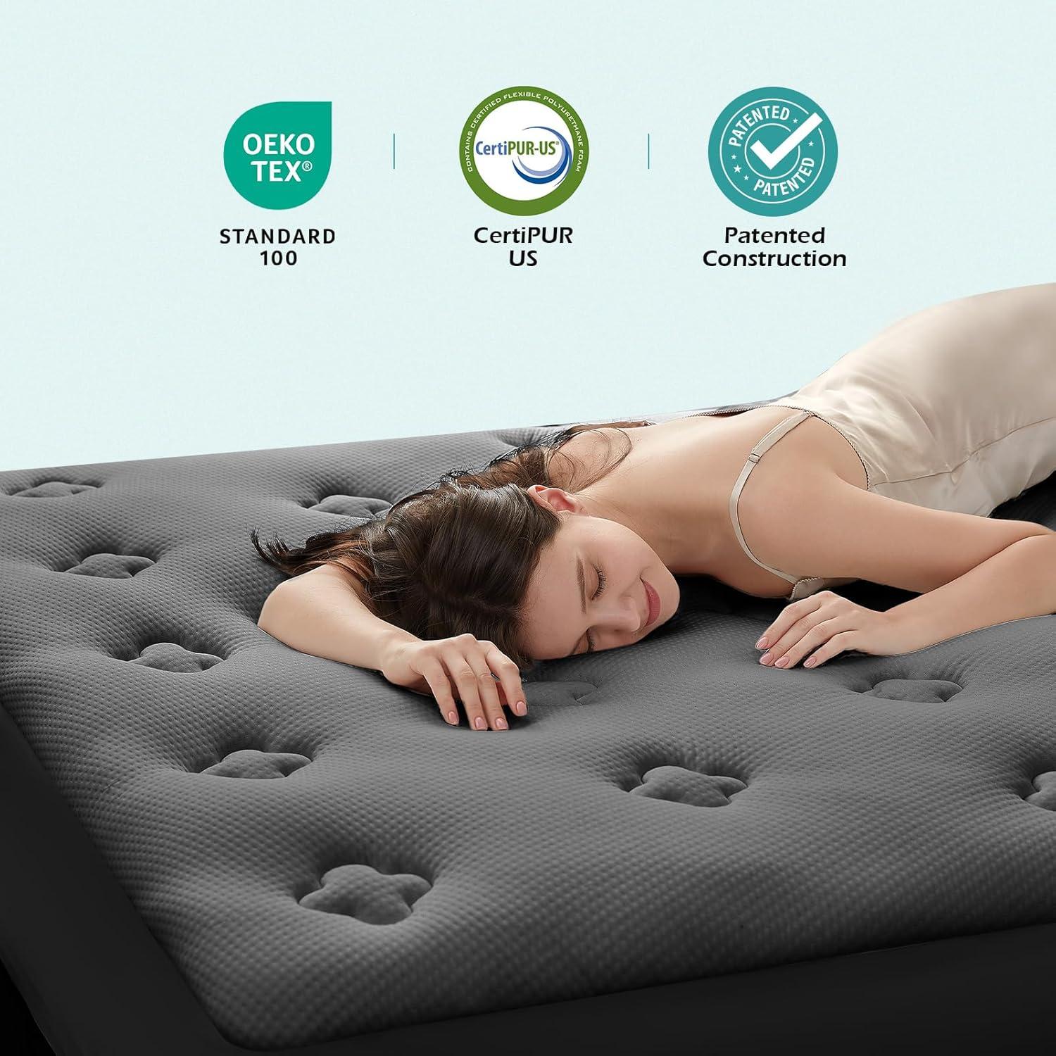 Colchón Topper Hansleep Twin Espuma Viscoelástica 99x191 cm