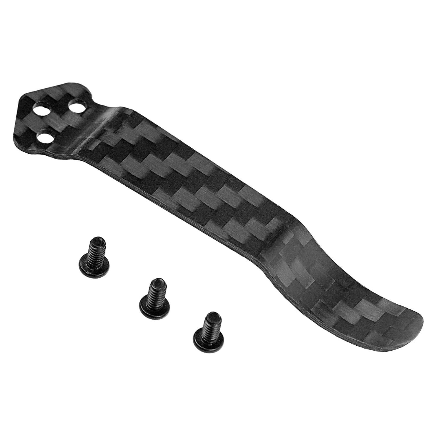 Clip de bolsillo A.I.FORCE de titanio y fibra de carbono 3 agujeros