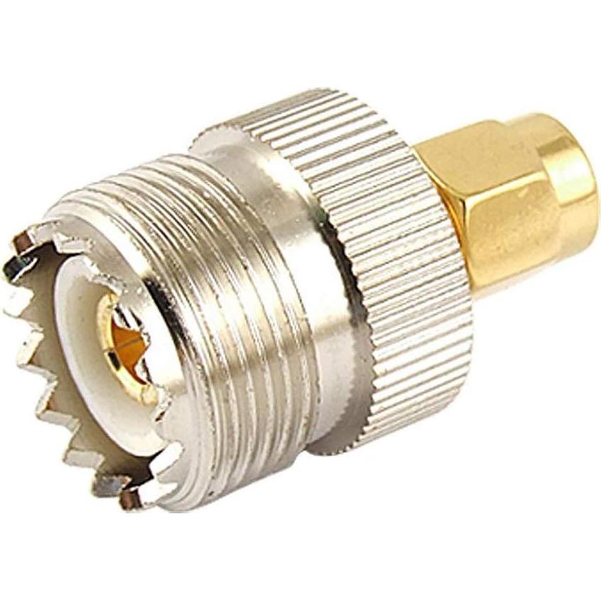 Adaptador UHF hembra a SMA macho TengKo - 2 paquetes