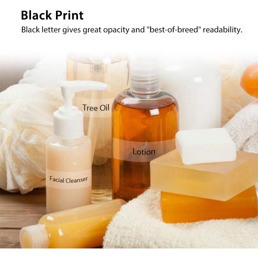 Cinta de Etiqueta Oozmas TZe-151 24mm Negra Transparente 4PK