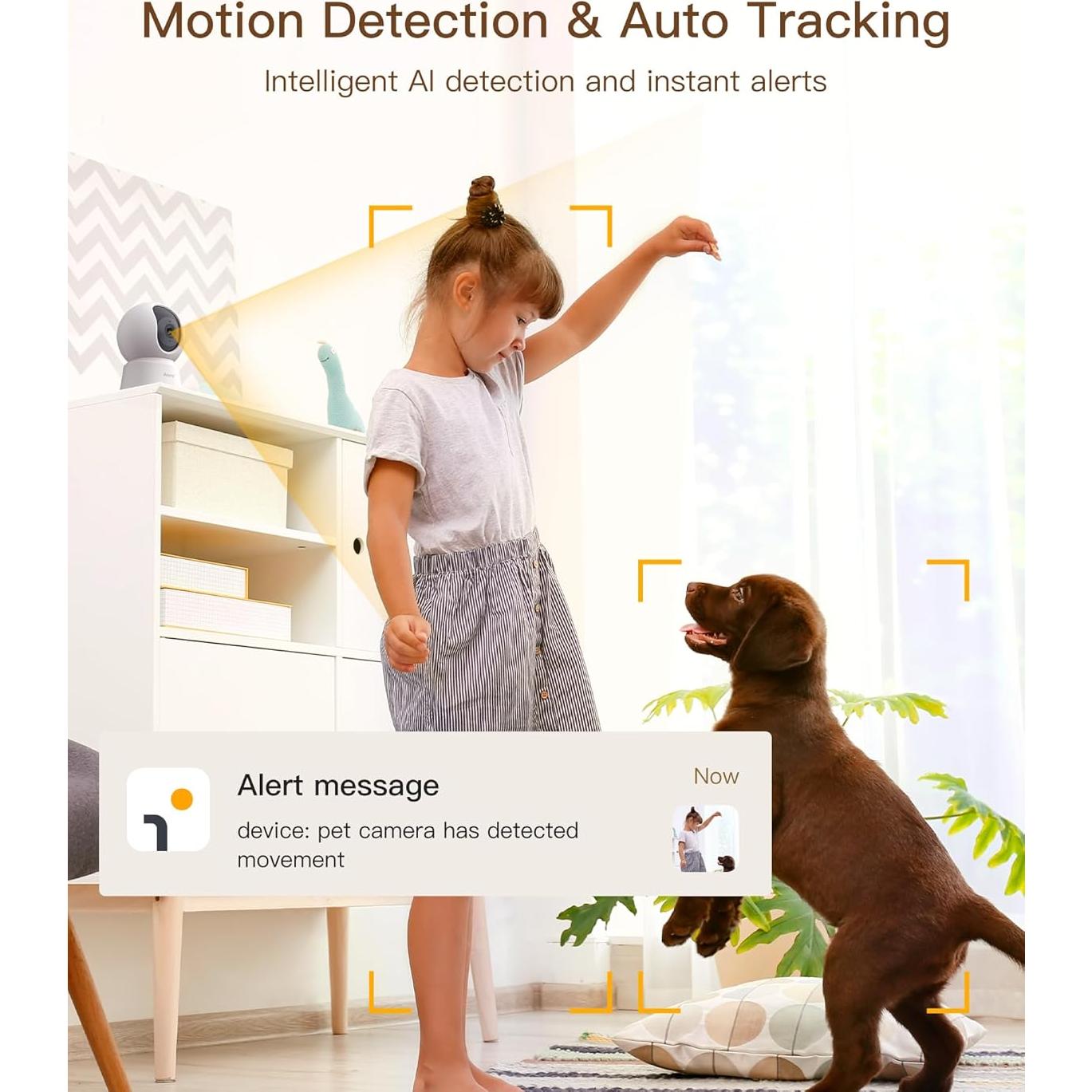 Cámara de Seguridad ARENTI P2Q 4MP WiFi Doble Banda