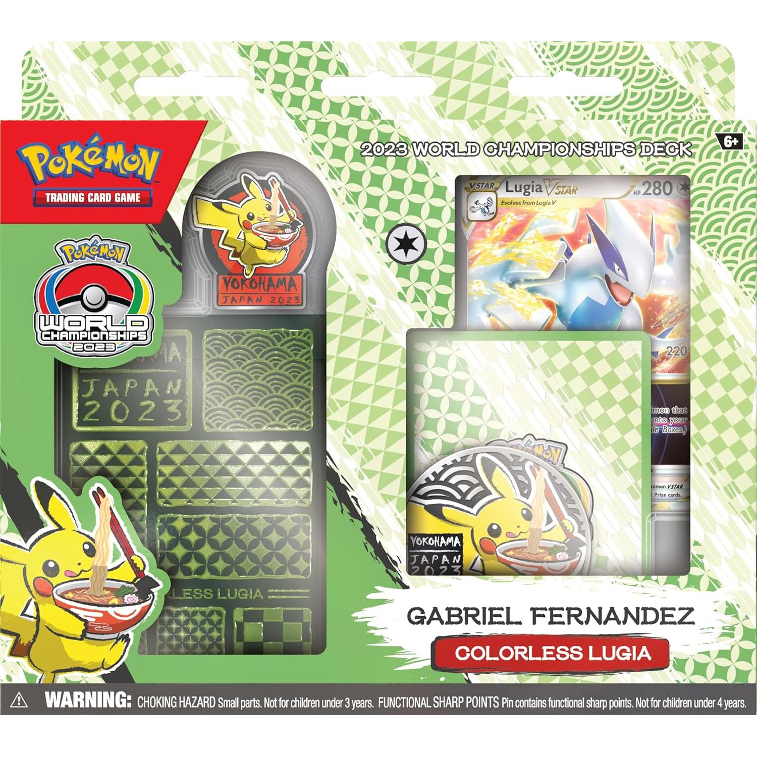 Baraja Campeonato Mundial Pokémon 2023 - Gabriel Fernández