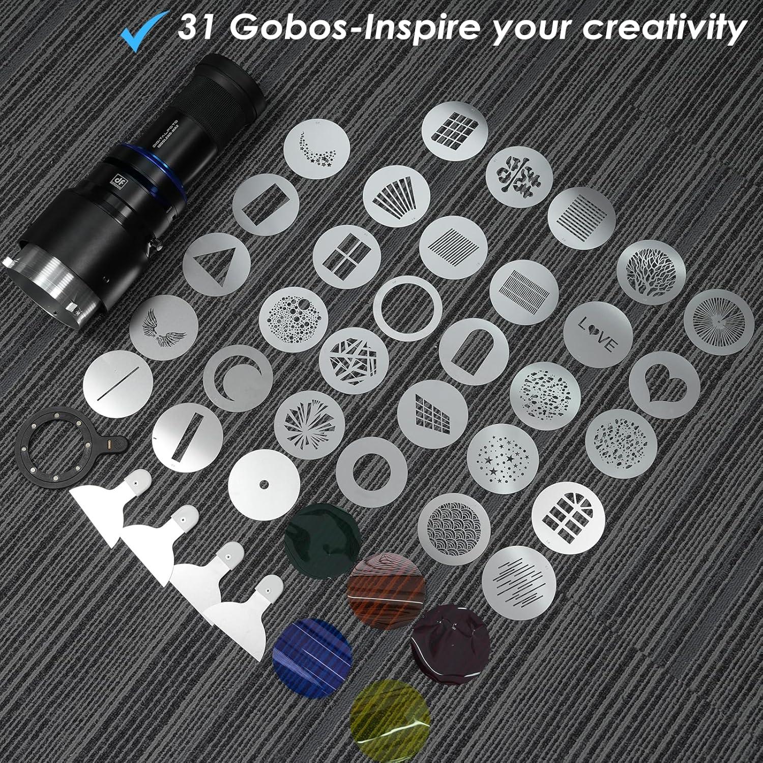 Montura Bowens Snoot Óptico DF para Fotografía Amaran 150C