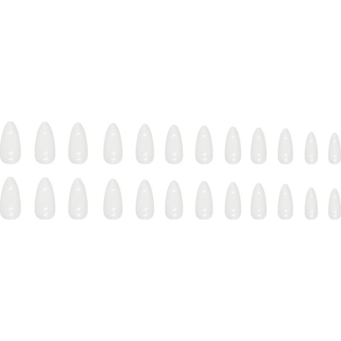 Uñas Postizas Almendra Mediana CTTHNBD 24 Pcs Acrílicas Brillantes