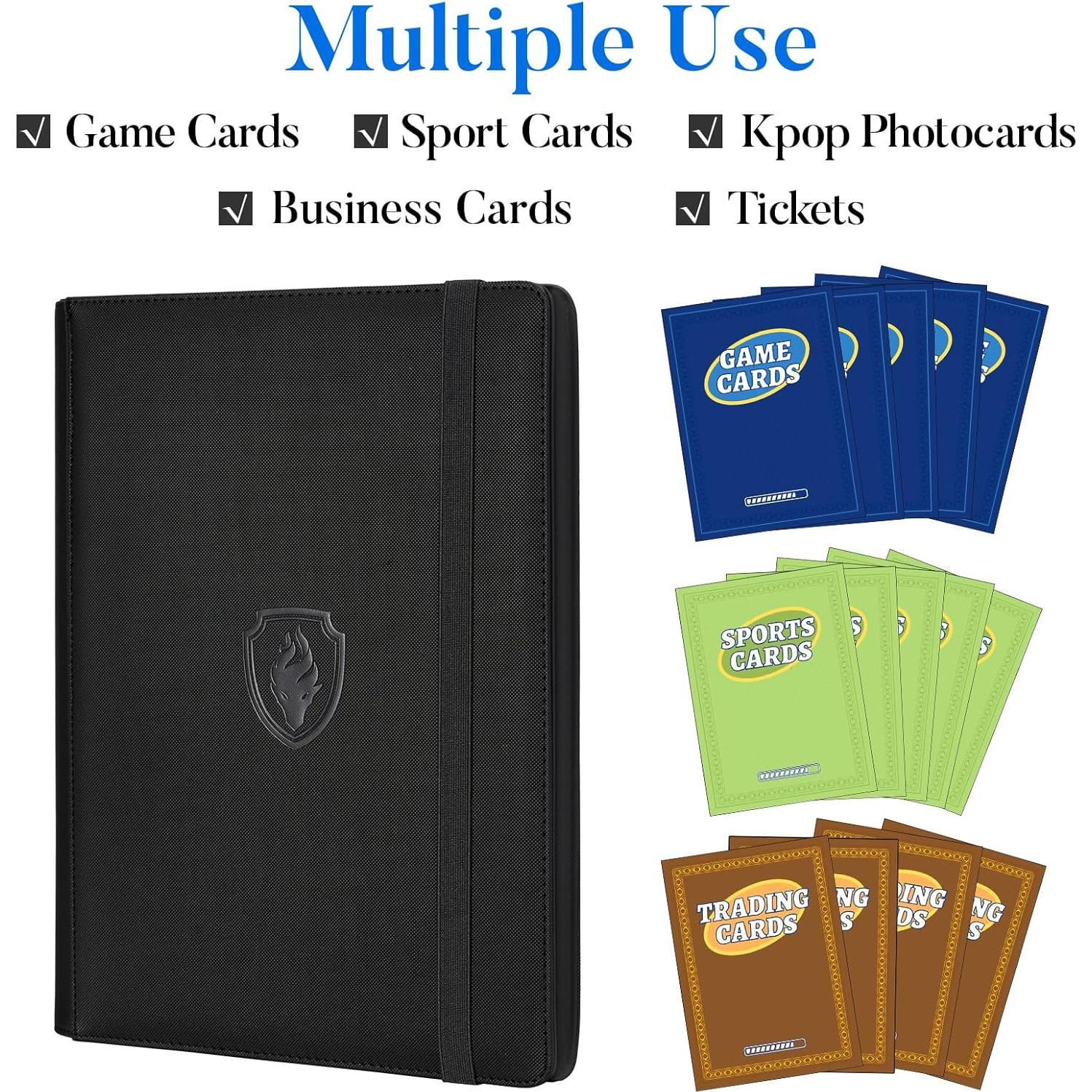 Carpeta de Tarjetas Fabmaker 540 Bolsillos Negra