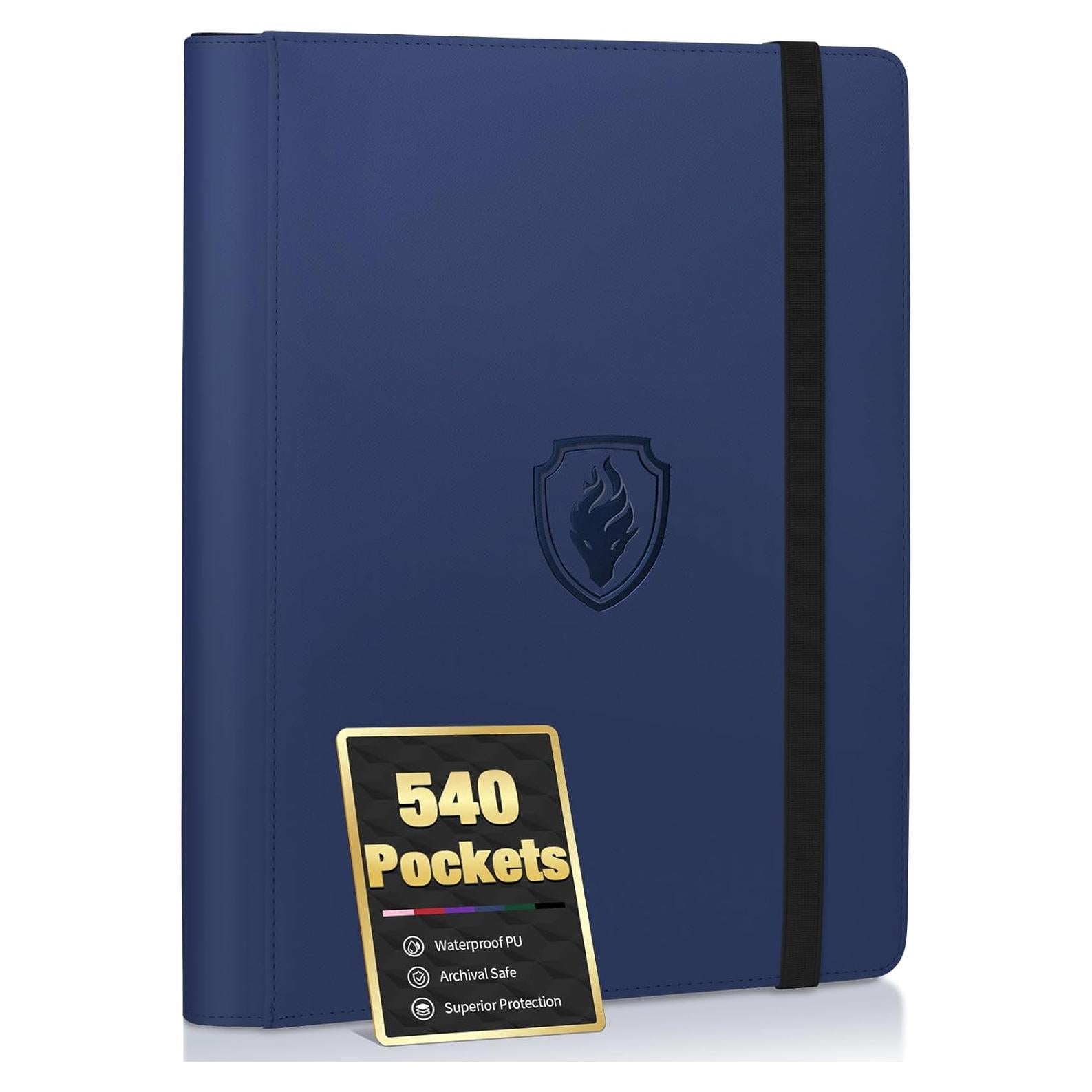 Carpeta de Tarjetas Fabmaker 540 Bolsillos Azul Marino