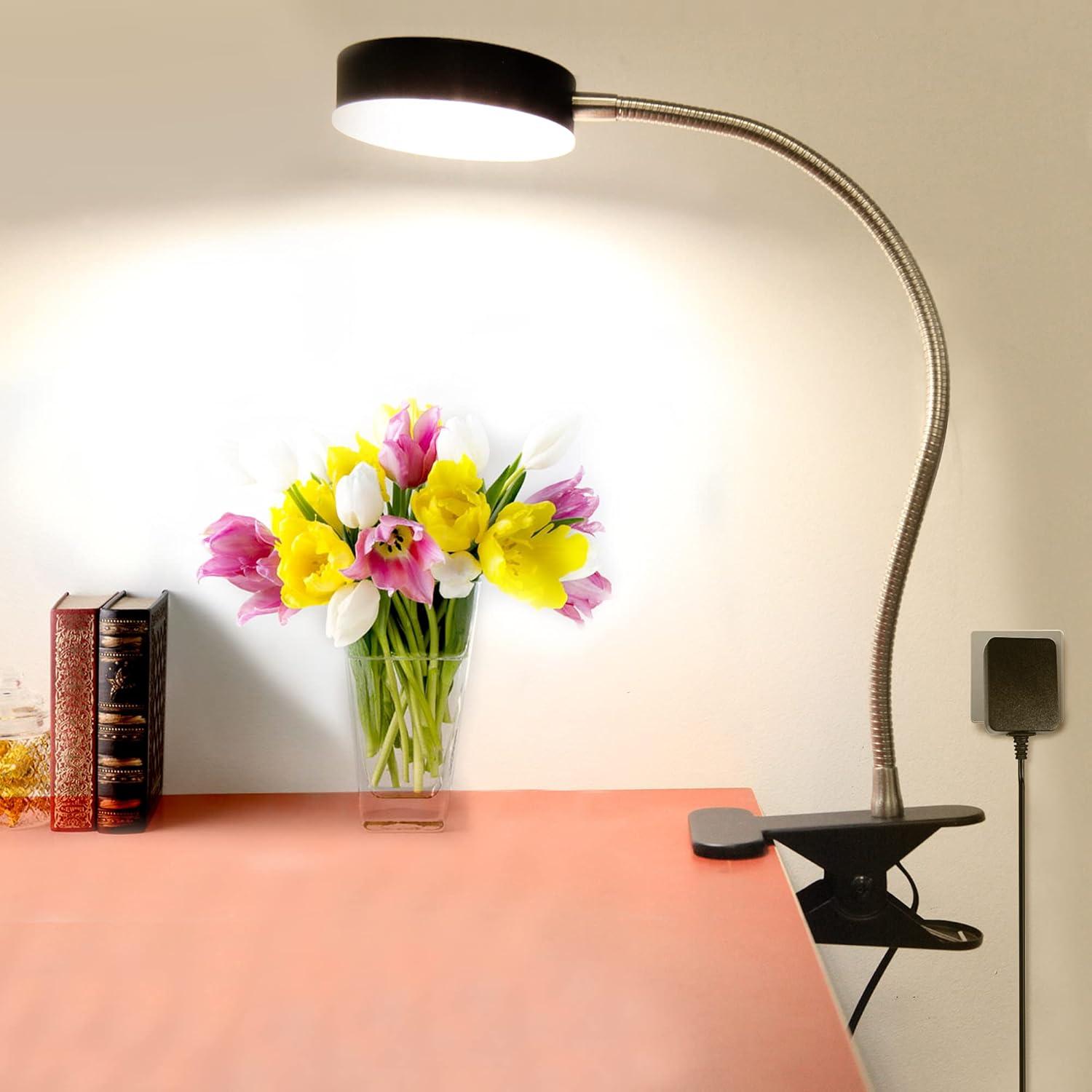 Lámpara de Abrazadera LED WaysPride con Cuello de Ganso 4000K