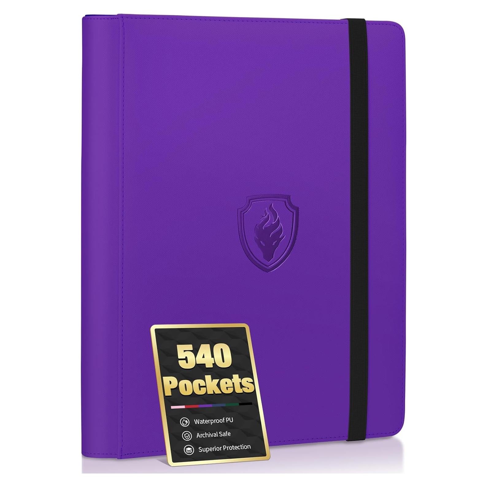 Carpeta de Tarjetas Fabmaker 540 Bolsillos Púrpura
