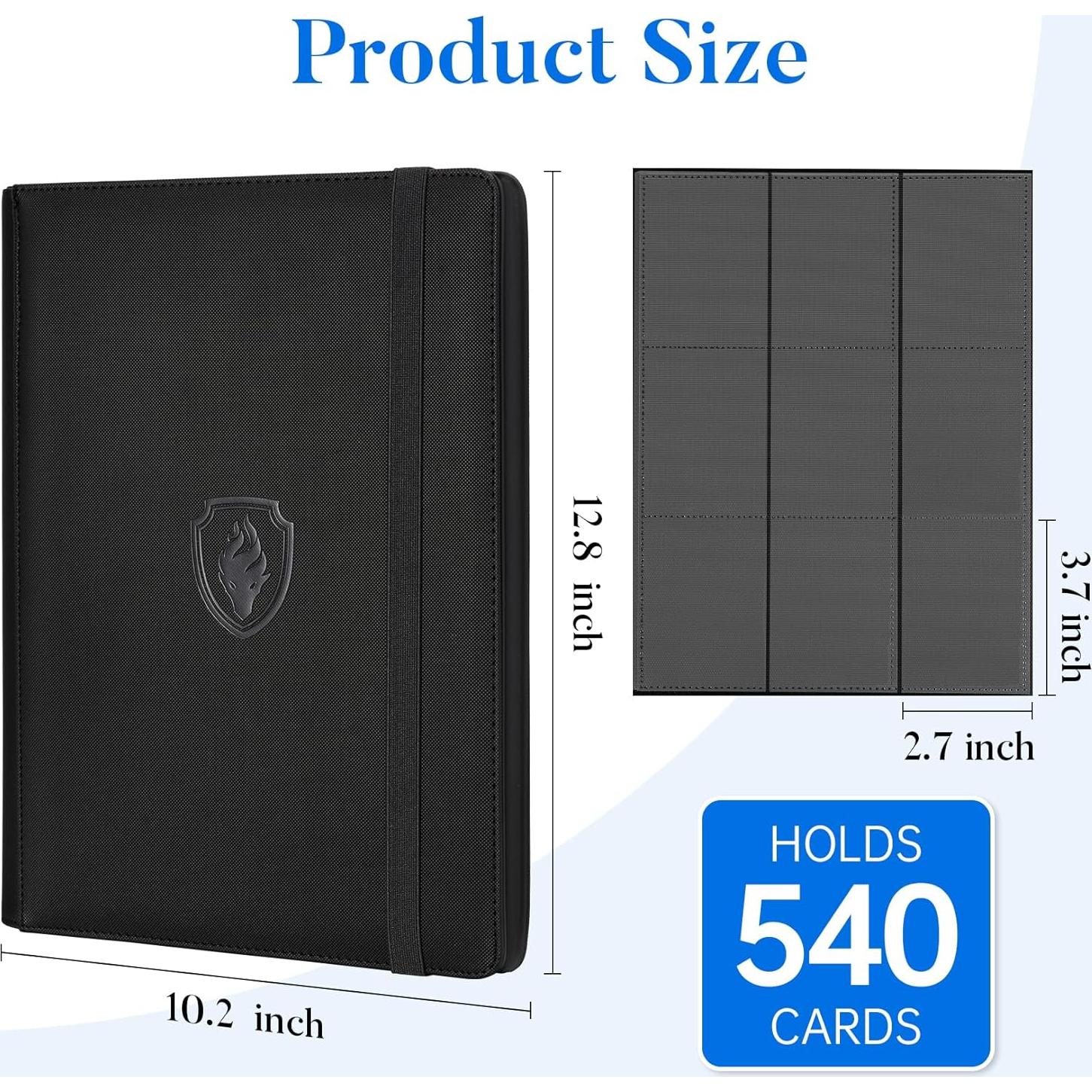 Carpeta de Tarjetas Fabmaker 540 Bolsillos Púrpura