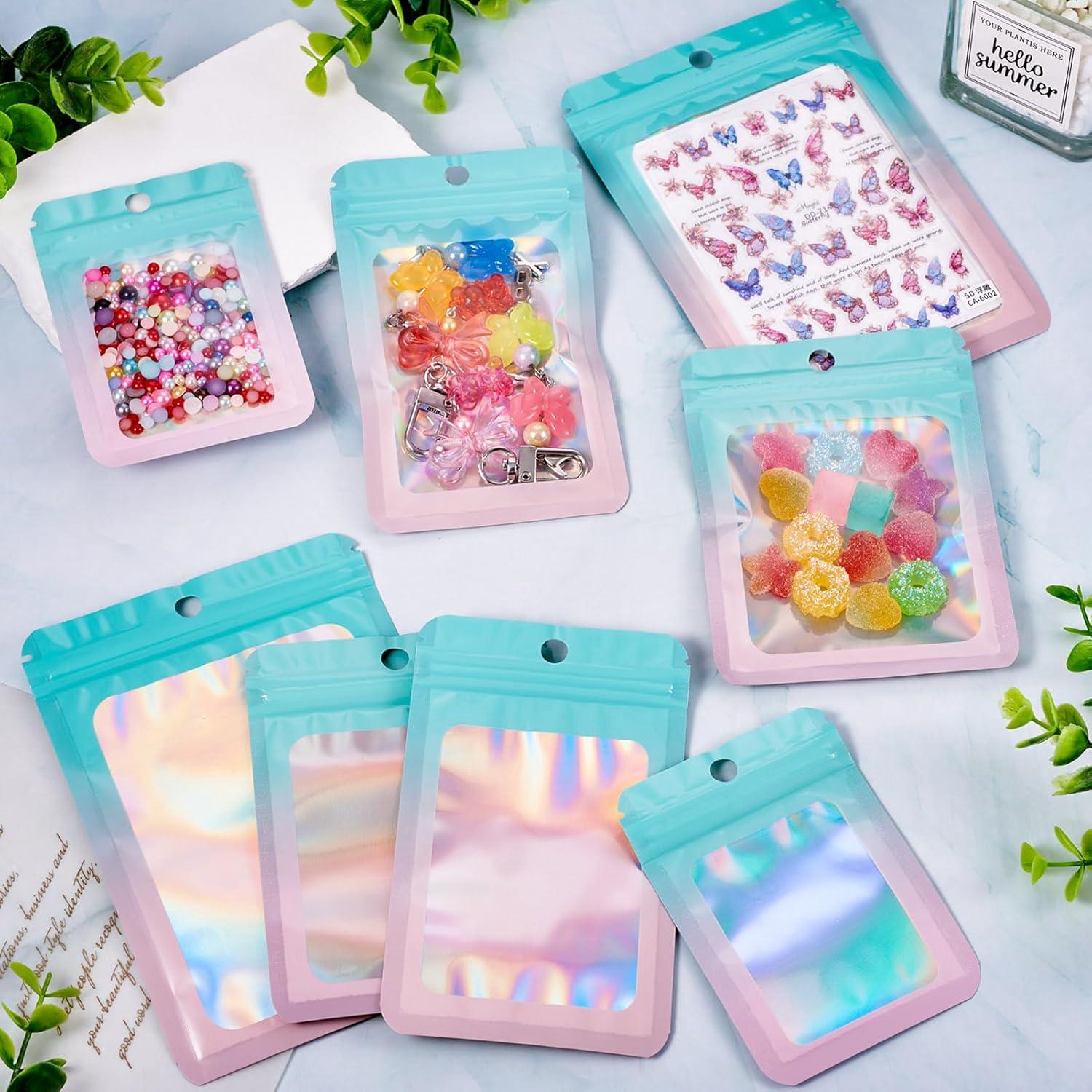 Bolsas Holográficas Mylar Fashewelry 40pcs Reutilizables 4 Tamaños