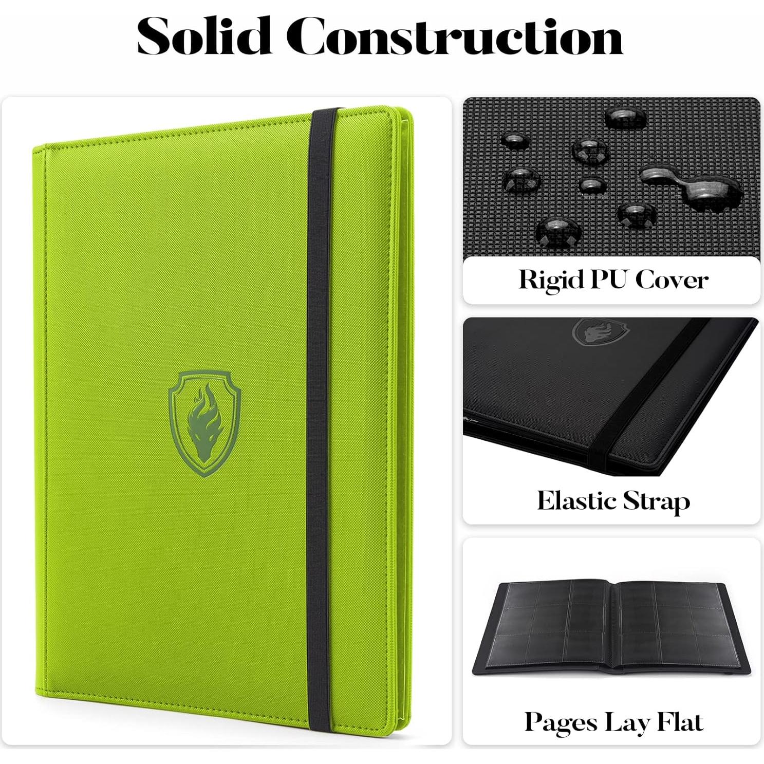 Carpeta de Tarjetas Fabmaker 360 Bolsillos Verde