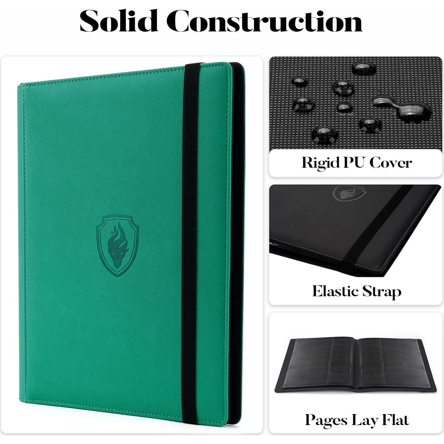 Carpeta de Tarjetas Fabmaker 360 Bolsillos Turquesa