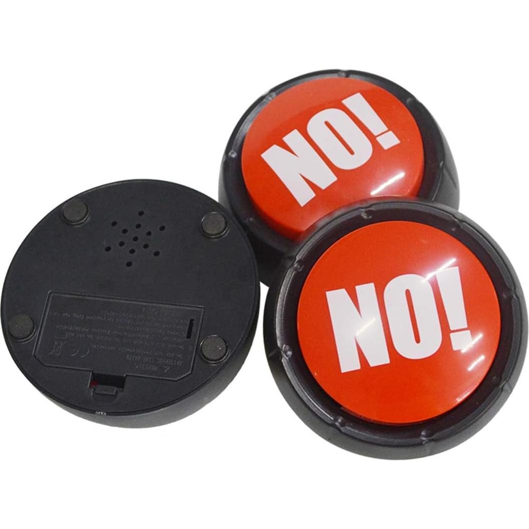 Botón Hablante NO de Escritorio EL BOTÓN Rojo Alivio Estrés